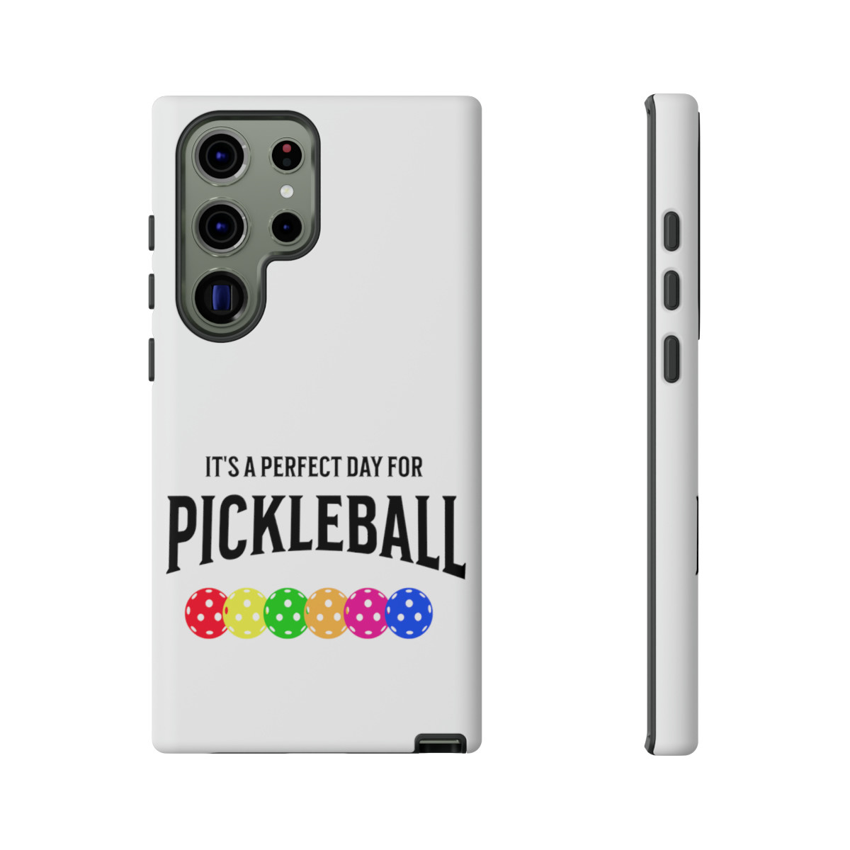 It's a perfect day for Pickleball. Tough Cases