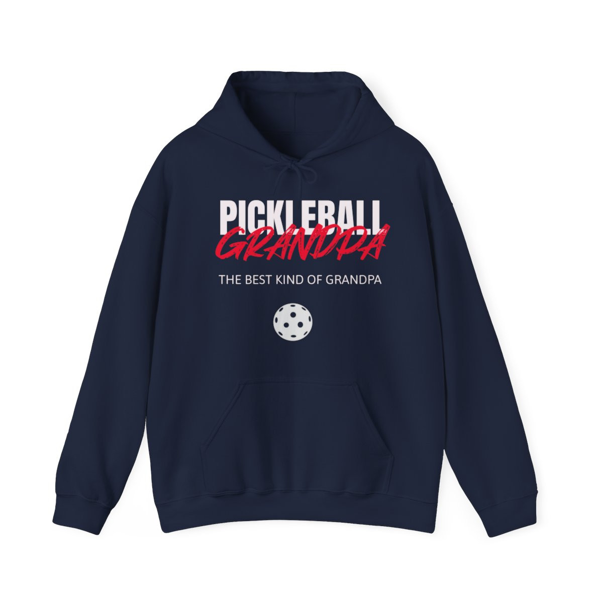 Pickleball Grandpa.  The best kind of grandpa. FUnny Pickleball t-shirt. Unisex Heavy Blend™ Hooded Sweatshirt