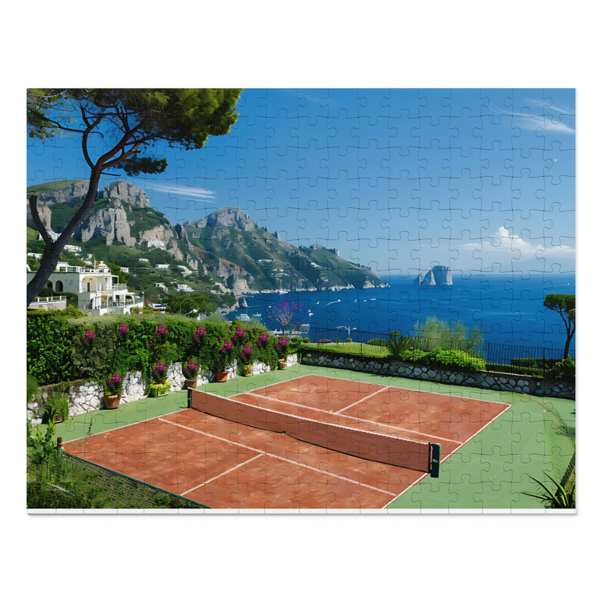 Capri, Italy. Pickleball. JIGSAW PUZZLE (30, 110, 252, 500,1000-Piece)