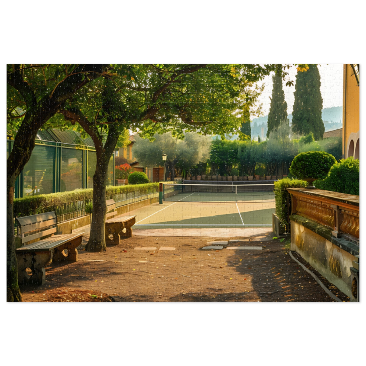 Florence,  Italy heavenly Pickleball. JIGSAW PUZZLE (30, 110, 252, 500,1000-Piece)