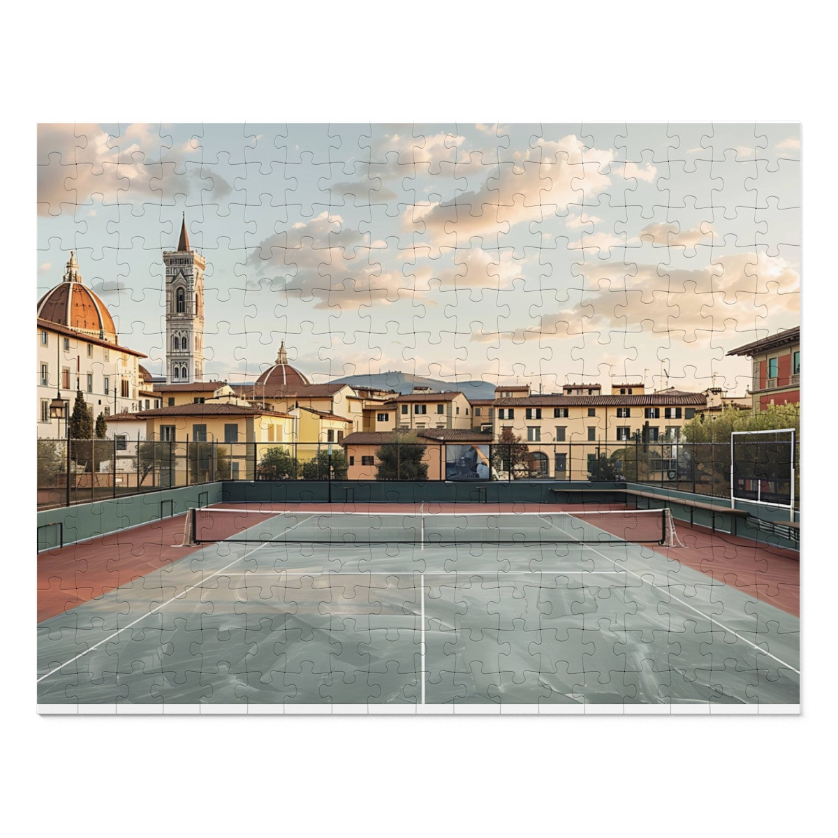 Florence, Italy Pickleball. JIGSAW PUZZLE (30, 110, 252, 500,1000-Piece)