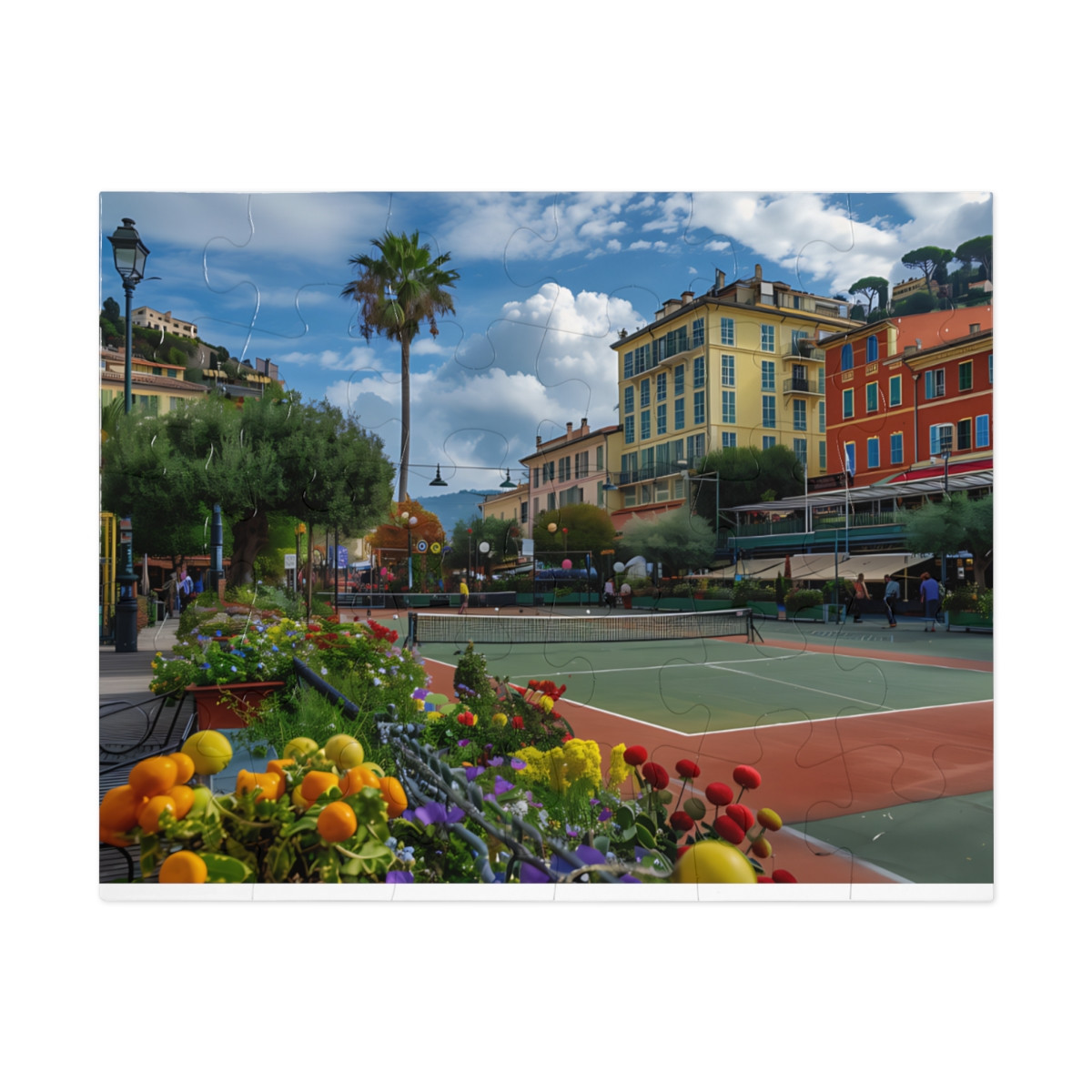 Nice, France Pickleball. JIGSAW PUZZLE (30, 110, 252, 500,1000-Piece)