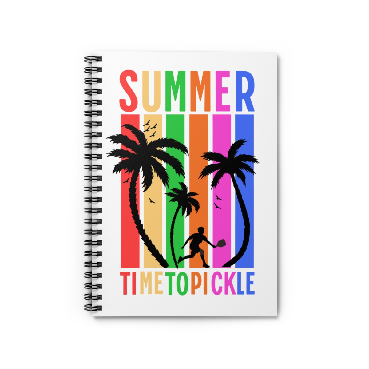 Summer. Time to Pickleball. America''s Sport. Spiral Notebook - Ruled Line