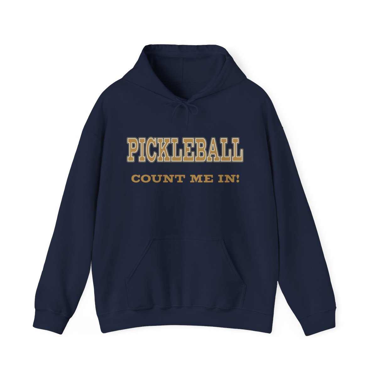 Pickleball. Count Me In. Funny Pickleball Hoodie. Unisex Heavy Blend™ Hooded Sweatshirt