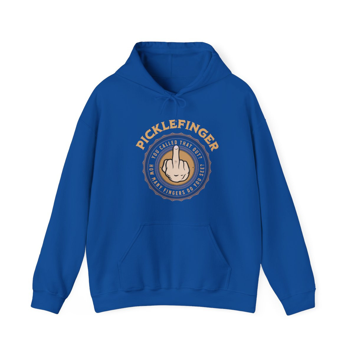 Picklefinger. You called that out? Pickleball. Funny Pickleball HOODIE. Unisex Heavy Blend™ Hooded Sweatshirt. Perfect gift.