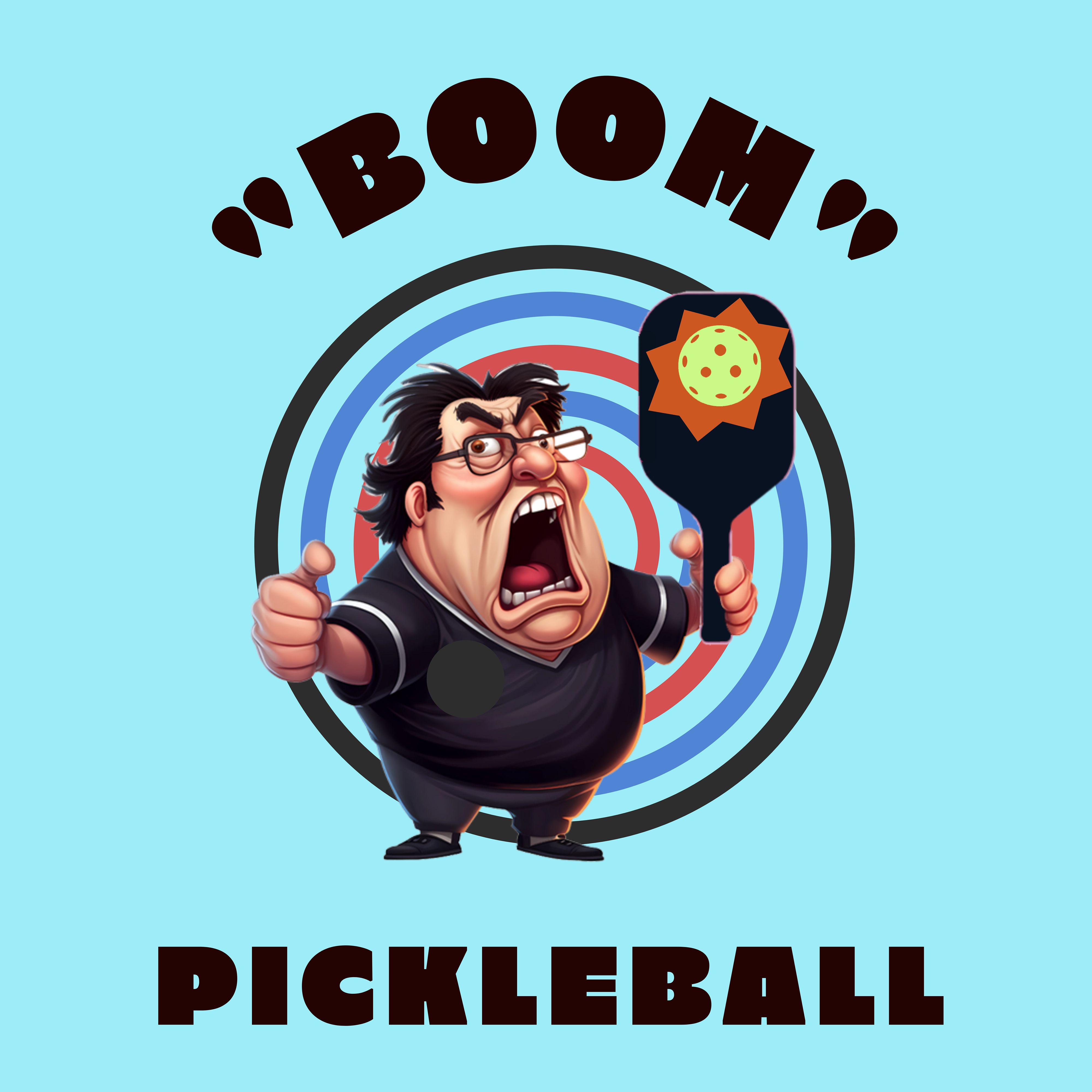 BOOM. Pickleball TEE SHIRT. Unisex Jersey Short Sleeve Tee. Great gift for men and women.