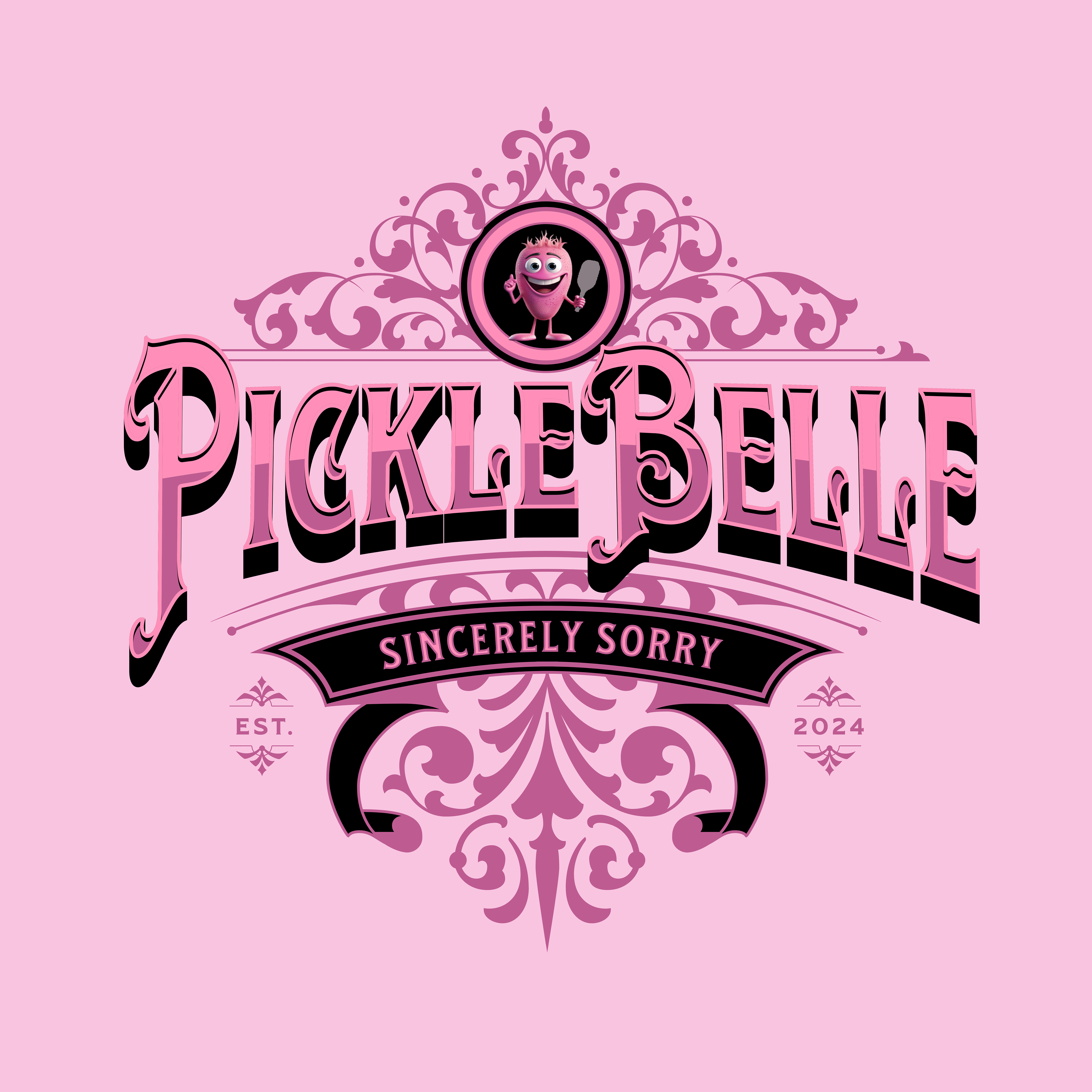 Picklebelle, Pickleball. Unisex Jersey Short Sleeve TEE SHIRT. Great gift for women.