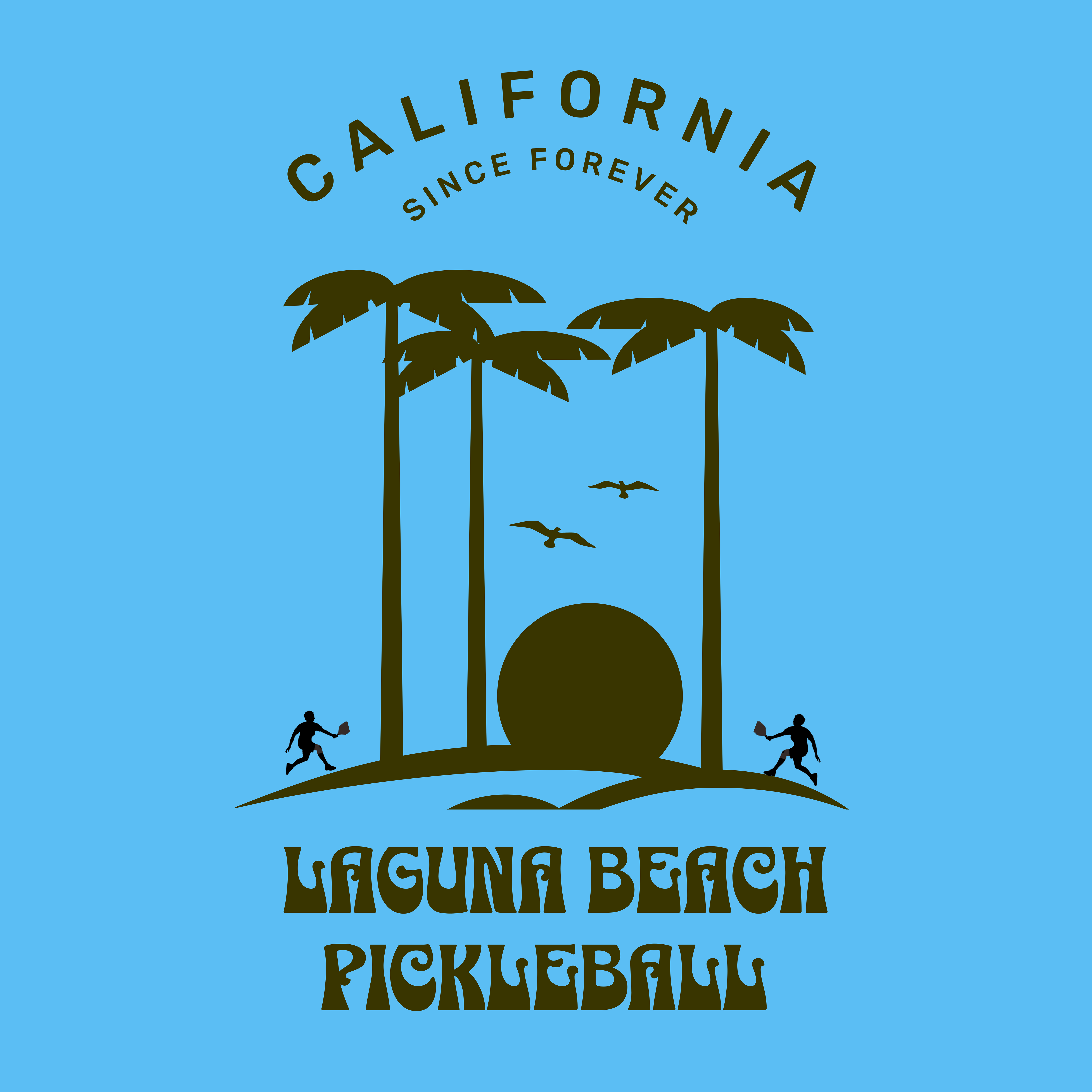 Laguna Beach Pickleball, Unisex Jersey Short Sleeve TEE SHIRT.