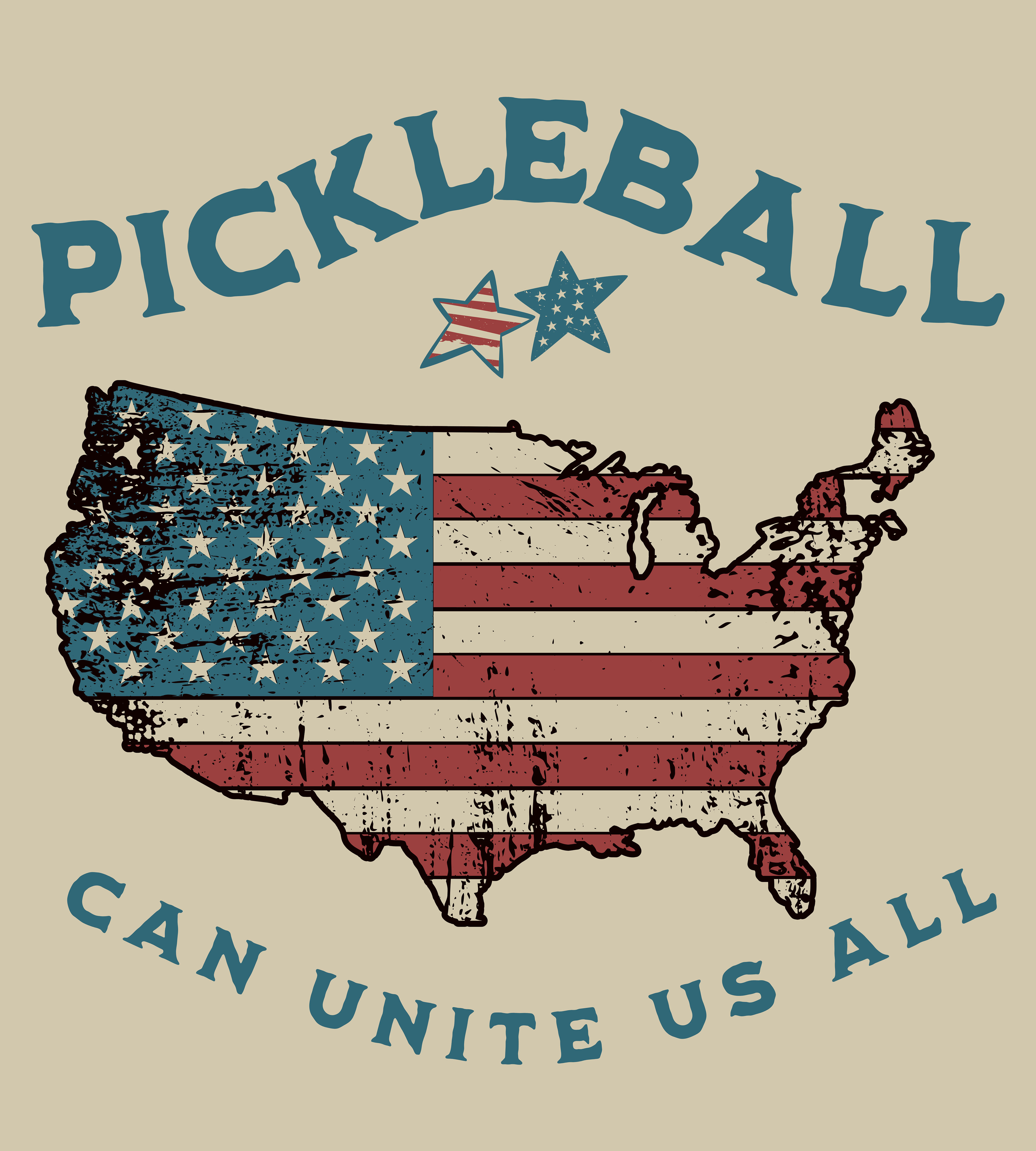 Pickleball can unite us all. Unisex Jersey Short Sleeve TEE SHIRT