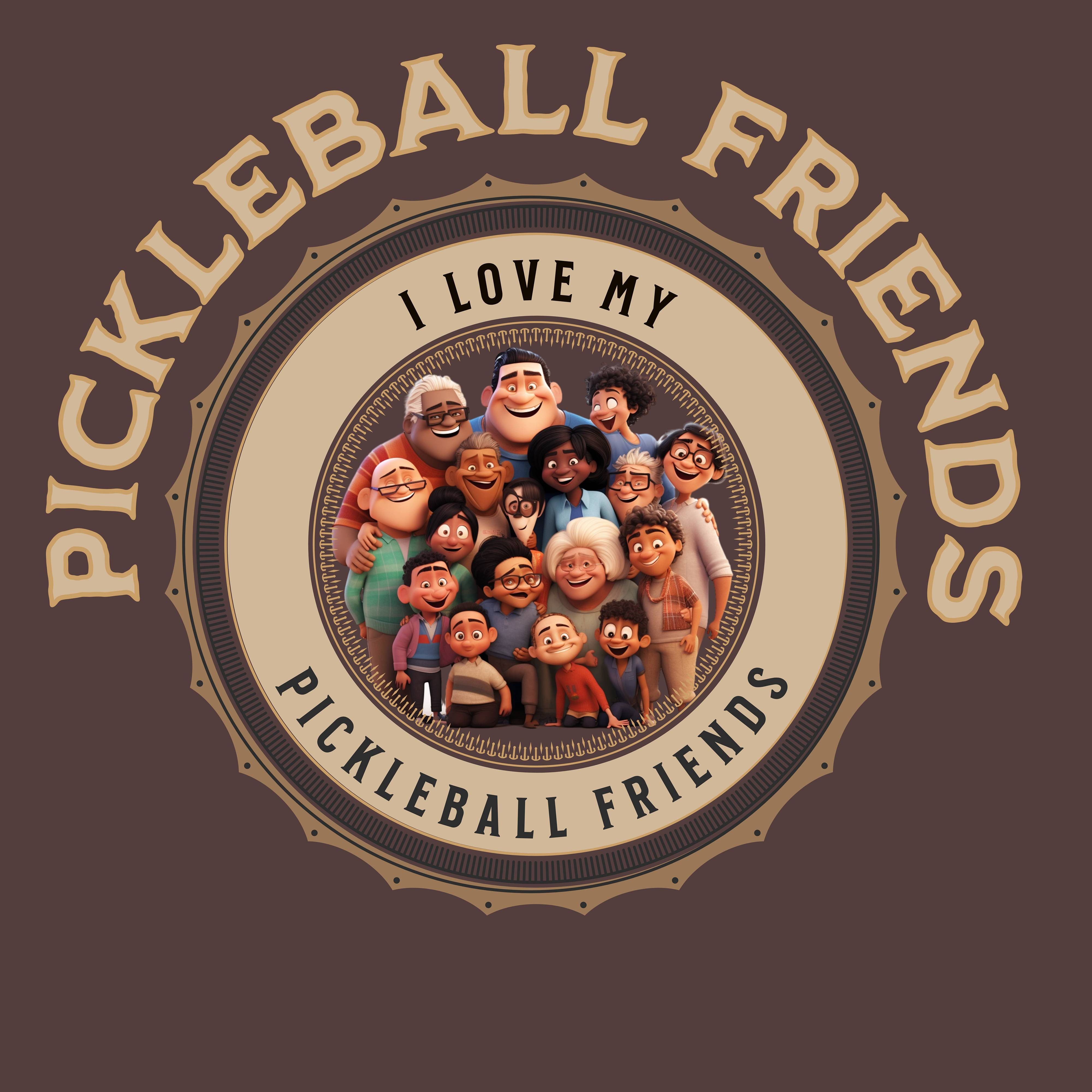 Pickleball Friends, Unisex Jersey Short Sleeve TEE SHIRT