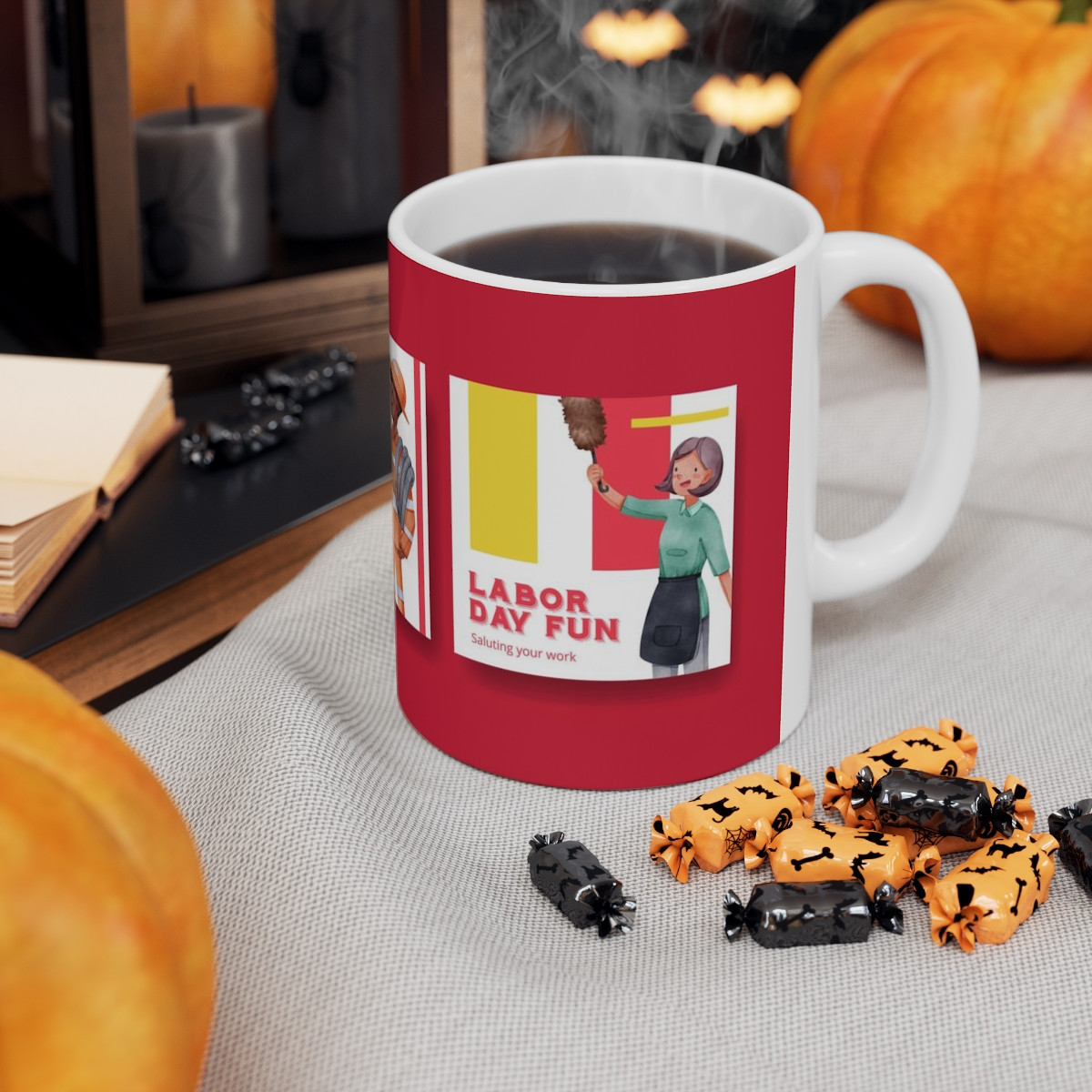 Kiveos Labor Day Fun Ceramic Mug 11oz