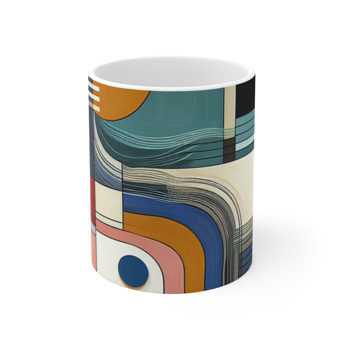 A Dance of Geometric Brilliance - Mug 11oz