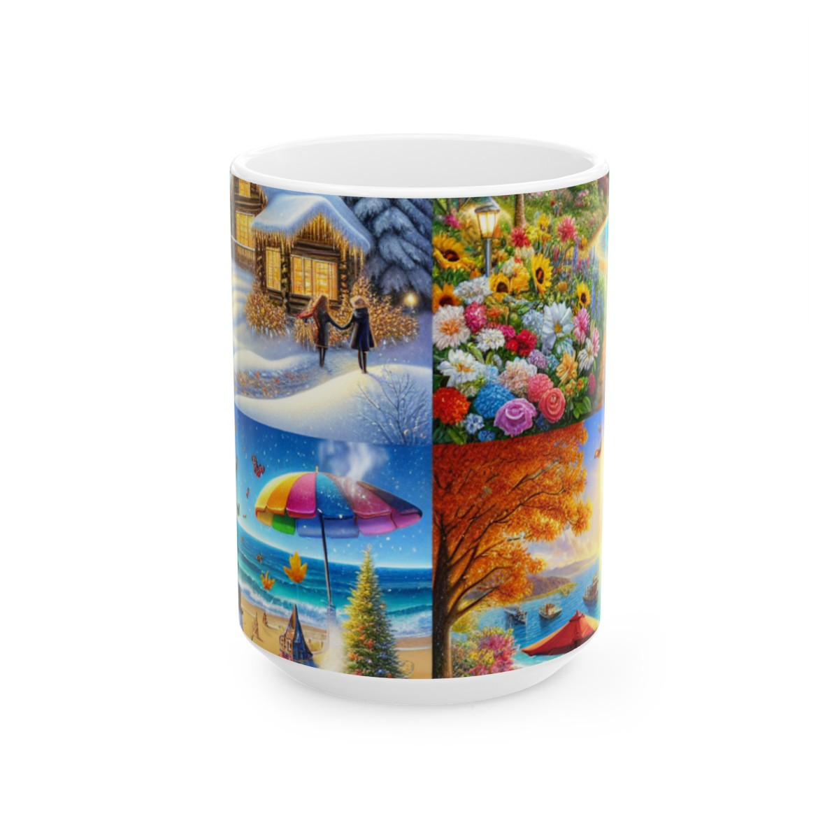 "Seasonal Serenity" - Mug 15oz