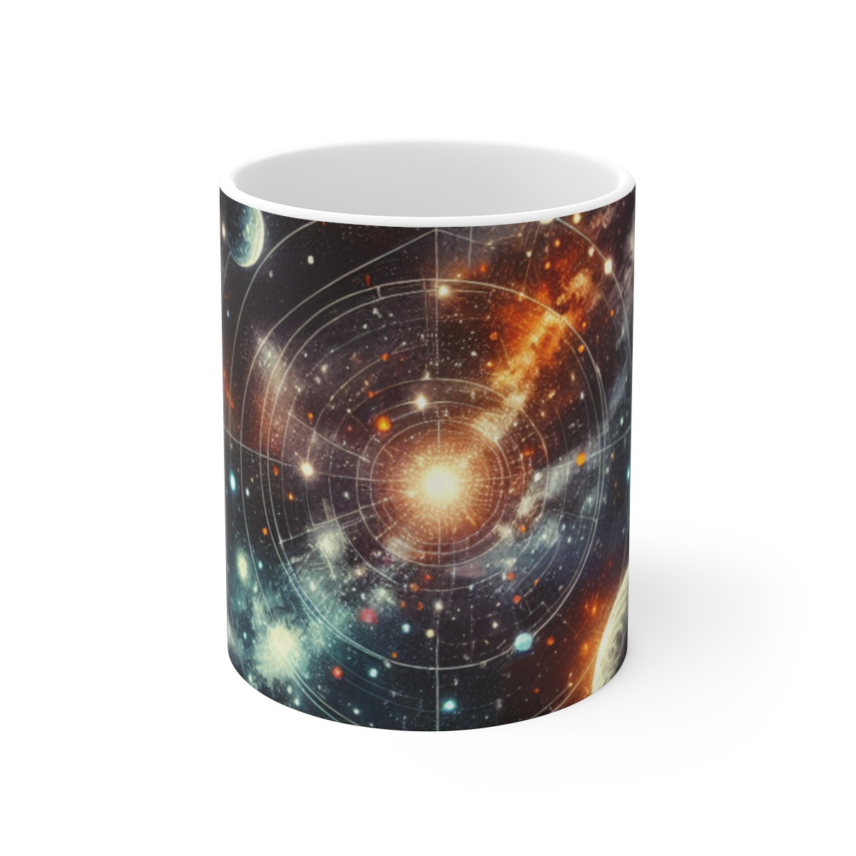 "Cosmic Ballet: Star Swirls" - Mug 11oz