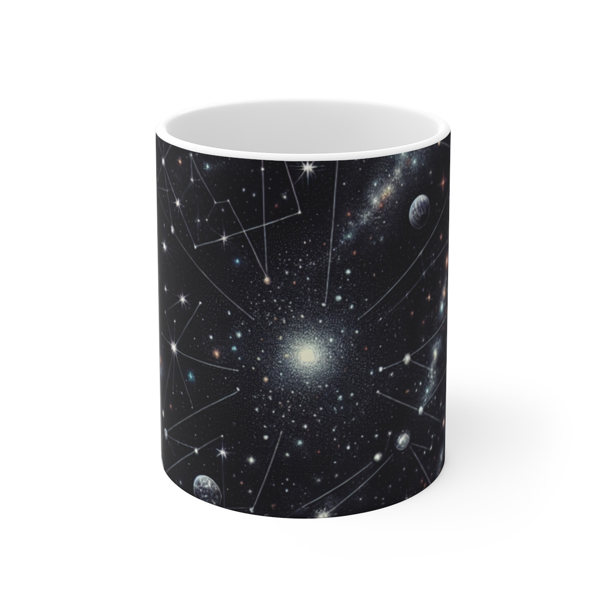 "Cosmic Ballet: Stellar Tapestry" - Mug 11oz