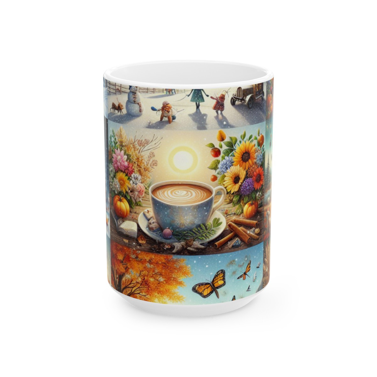 "Seasonal Serenity" - Mug 15oz