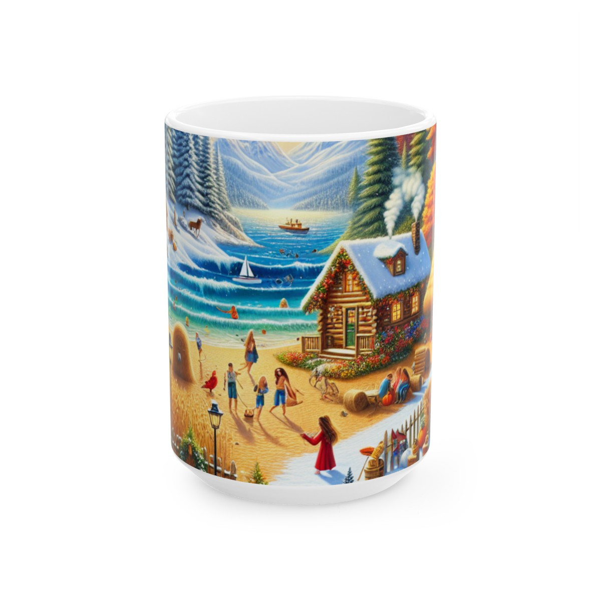 "Autumnal Blossoms" - Mug 15oz