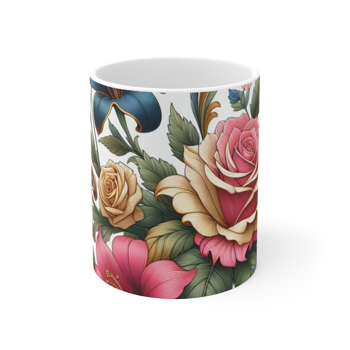 "Floral Symphony" - Mug 11oz