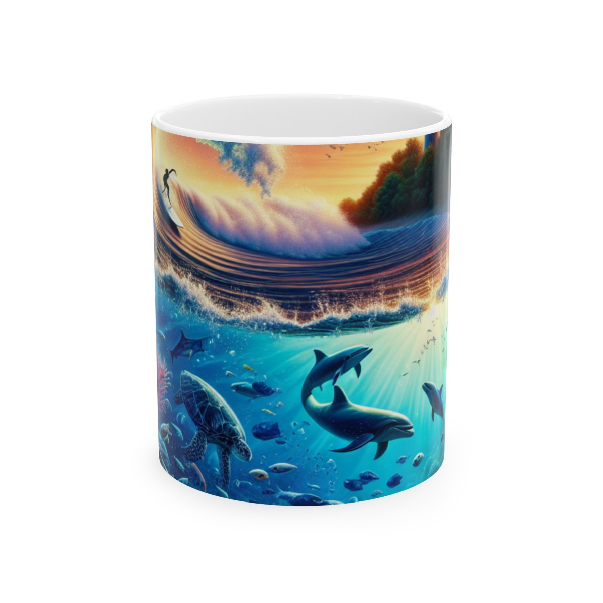 "Ocean Canvas" - Mug 11oz