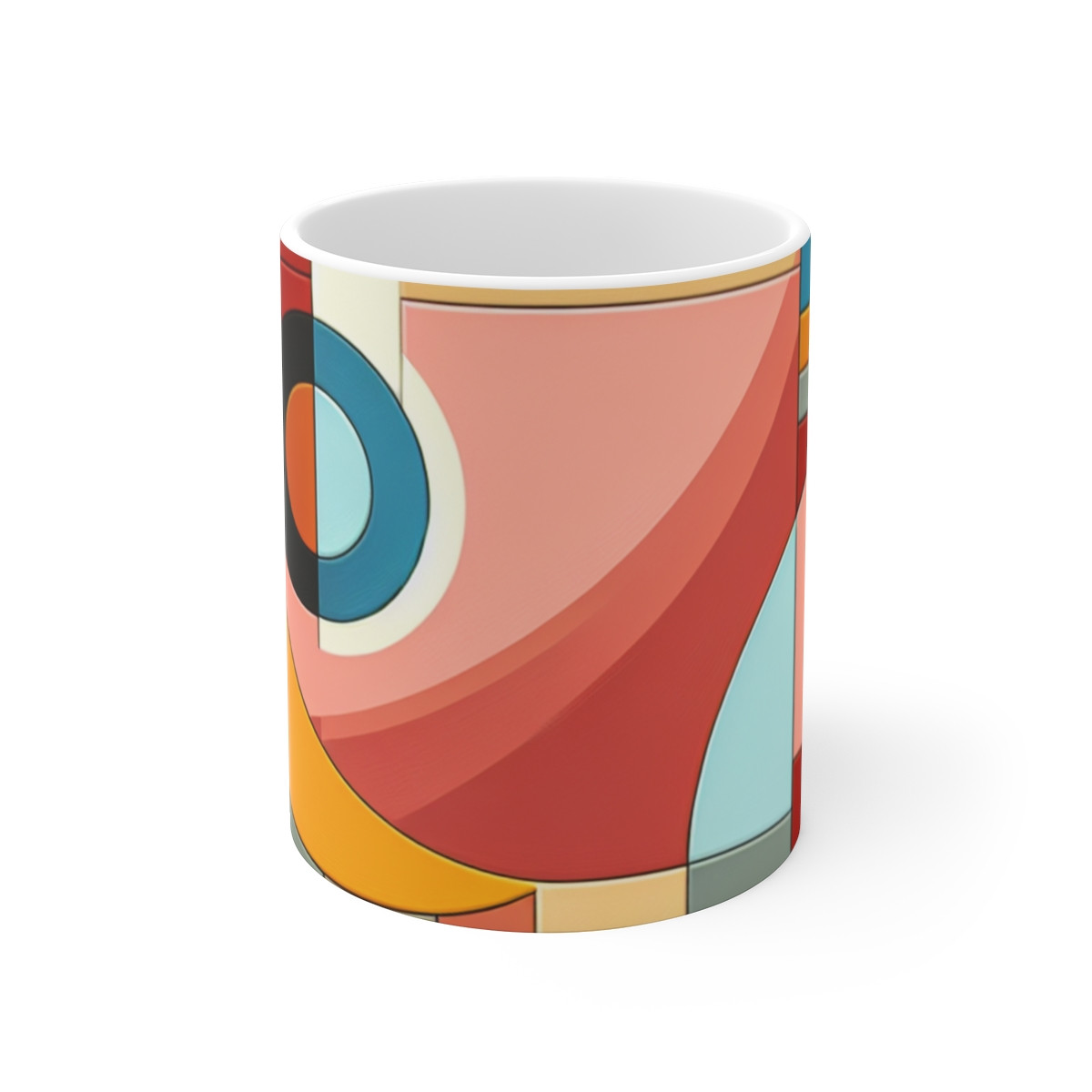 "Vibrant Vitality: Symphony of Shapes" - Mug 11oz