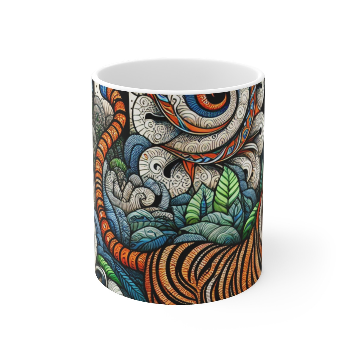 "Whiskered Pounce Virtuoso" - Mug 11oz