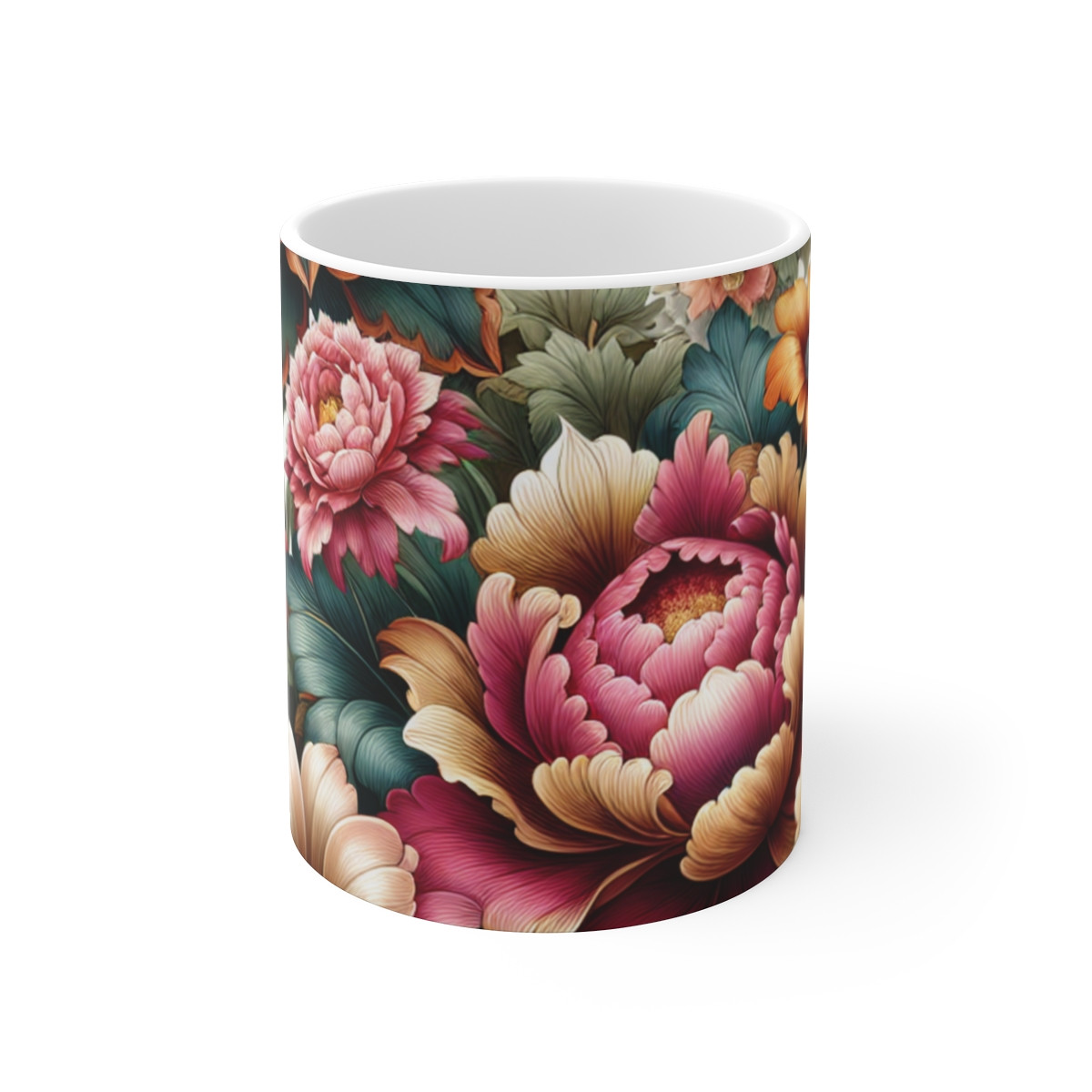 "Floral Symphony" - Mug 11oz