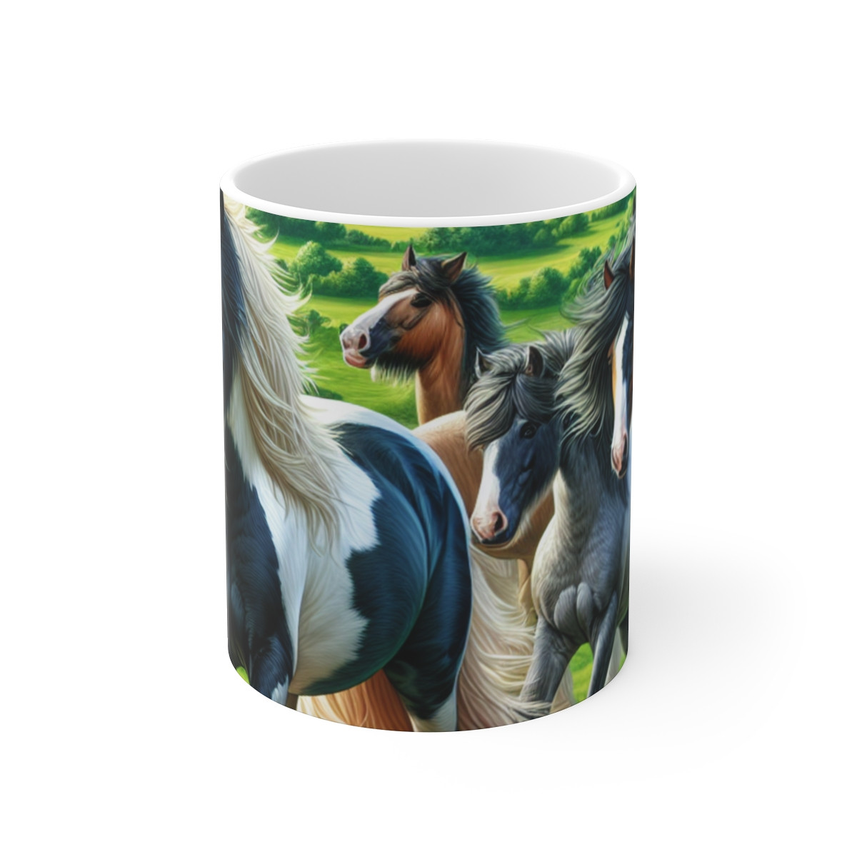 "Galaxy Galloper: Majestic Eclipse" - Mug 11oz