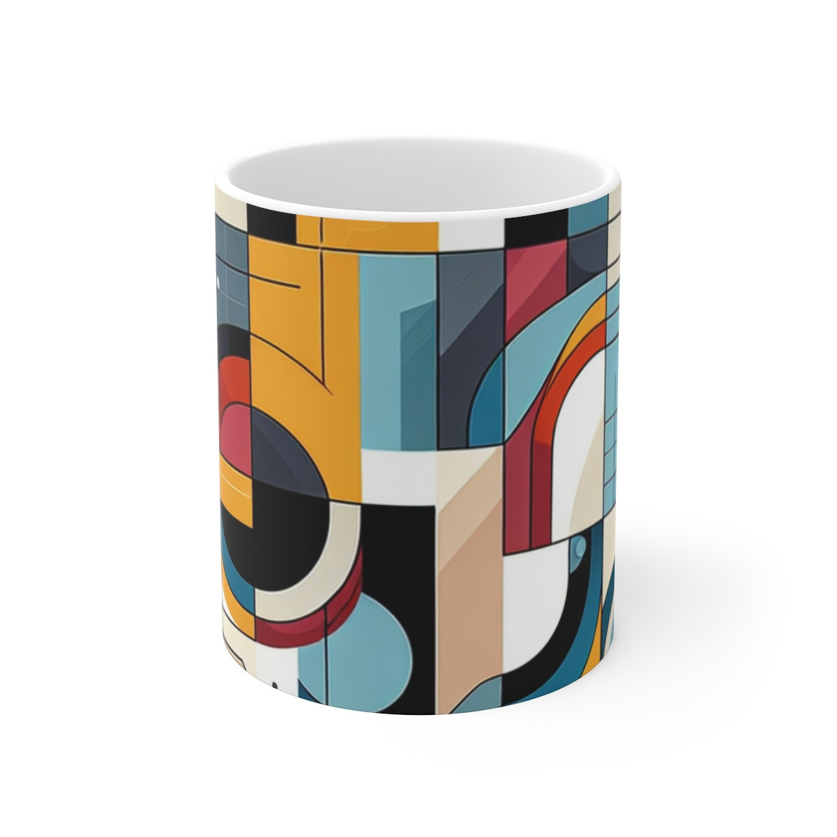 Symphony of Geometric Vibrance - Mug 11oz