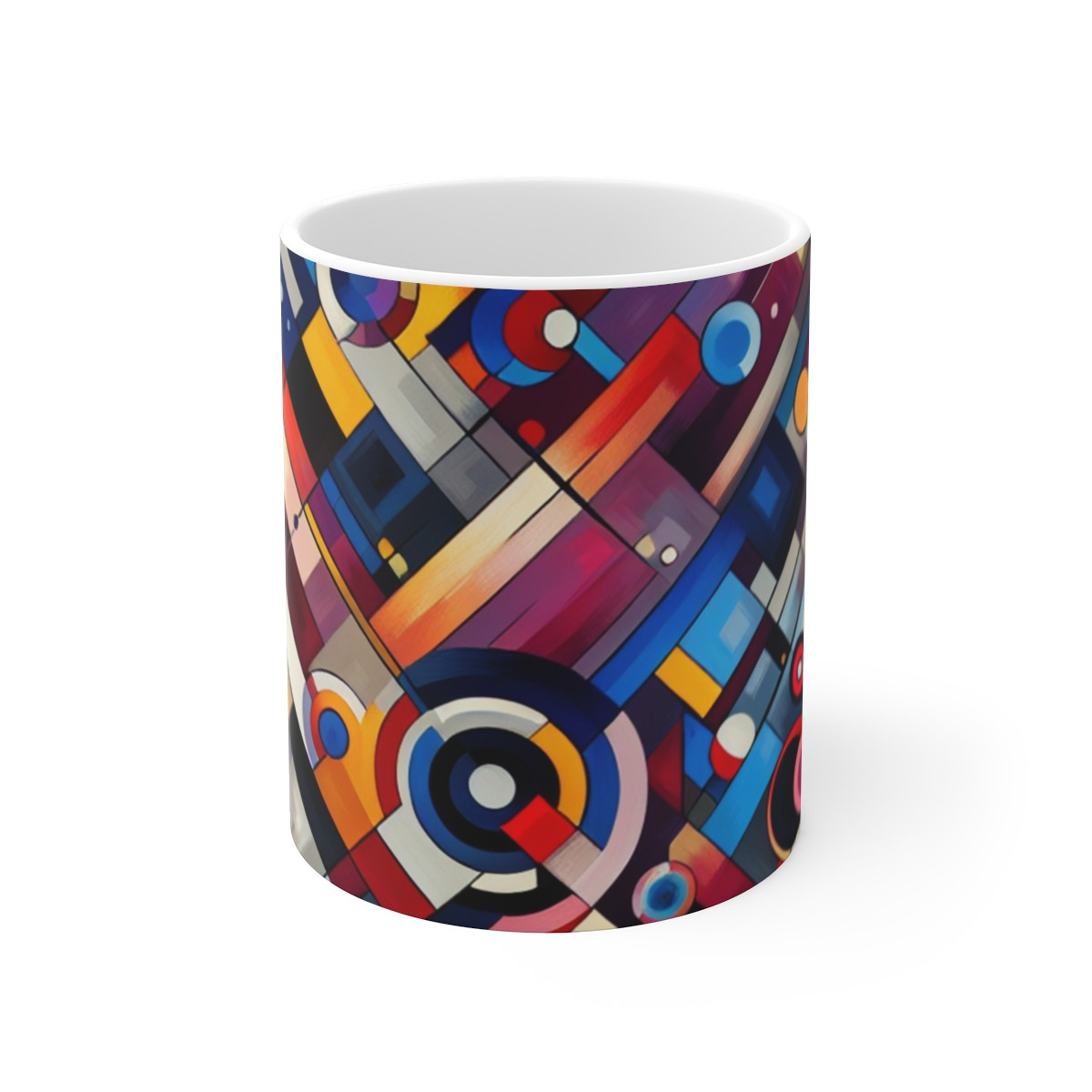 Cosmic Symphony of Vibrant Geometrics - Mug 11oz