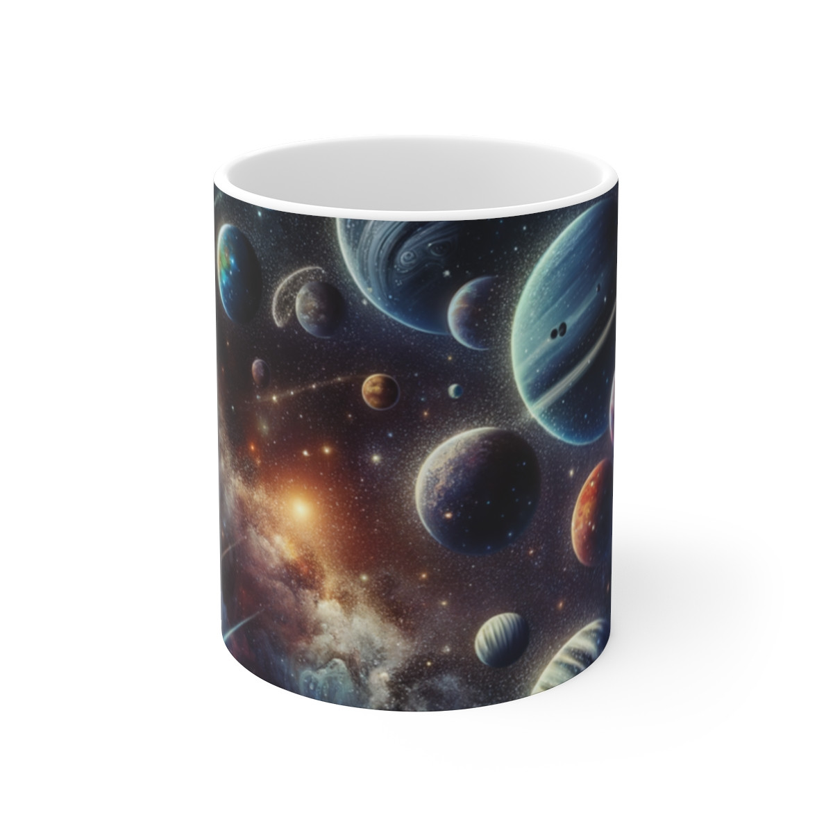 Cosmic Ballet: Stellar Dance - Mug 11oz