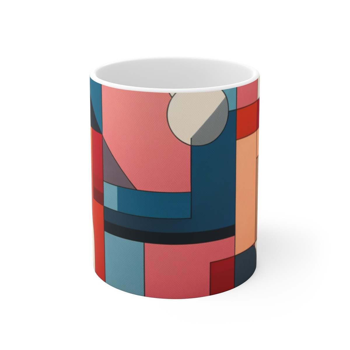 A Dance of Bold Abstract Hues - Mug 11oz