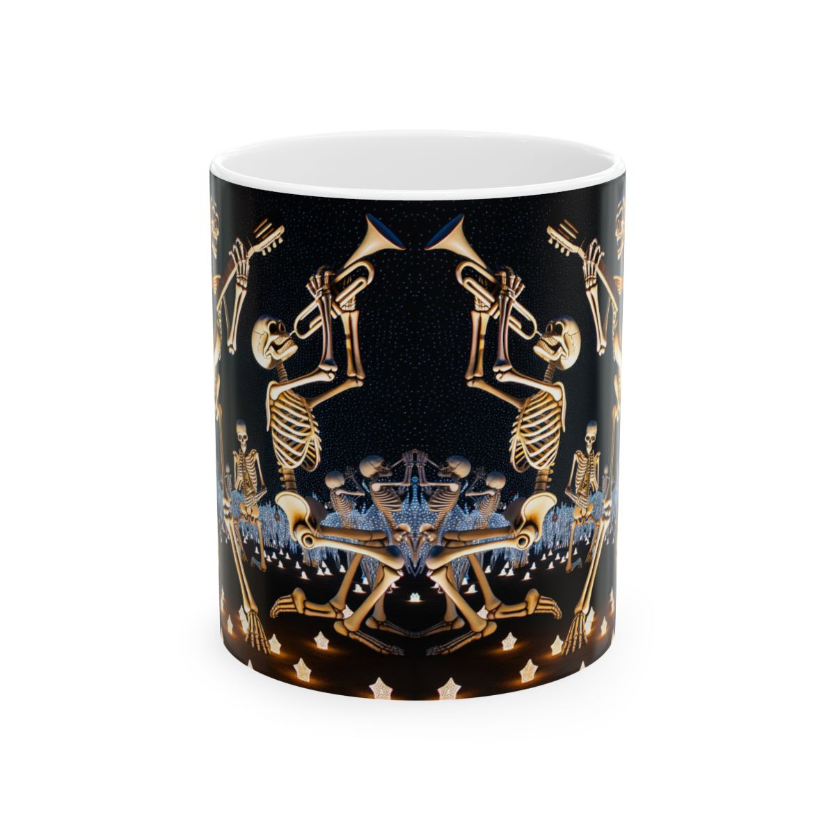 Happy Skeleton Band - Mug (11oz/15oz)