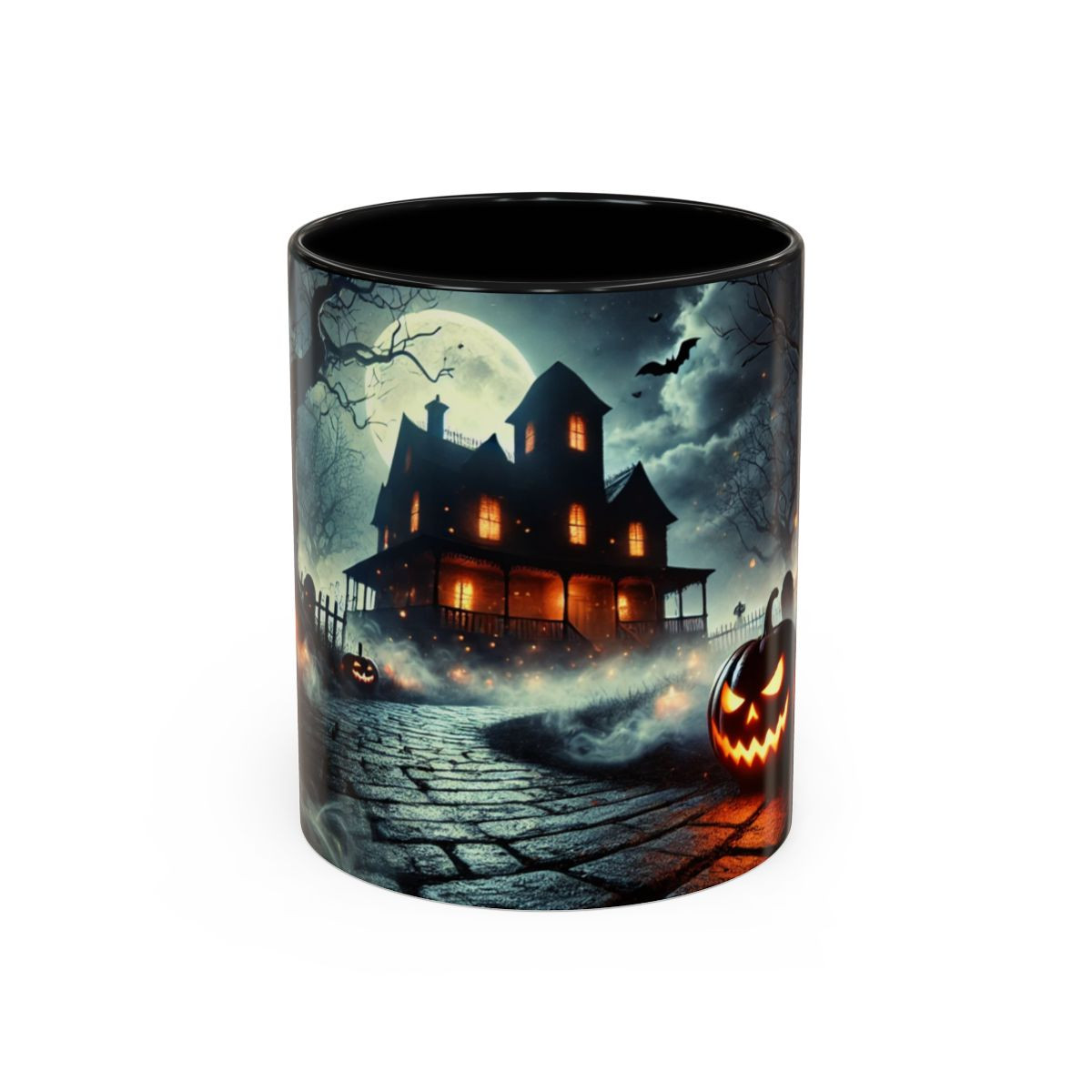 Shadows of Halloween Night - Accent Coffee Mug (11oz/15oz)
