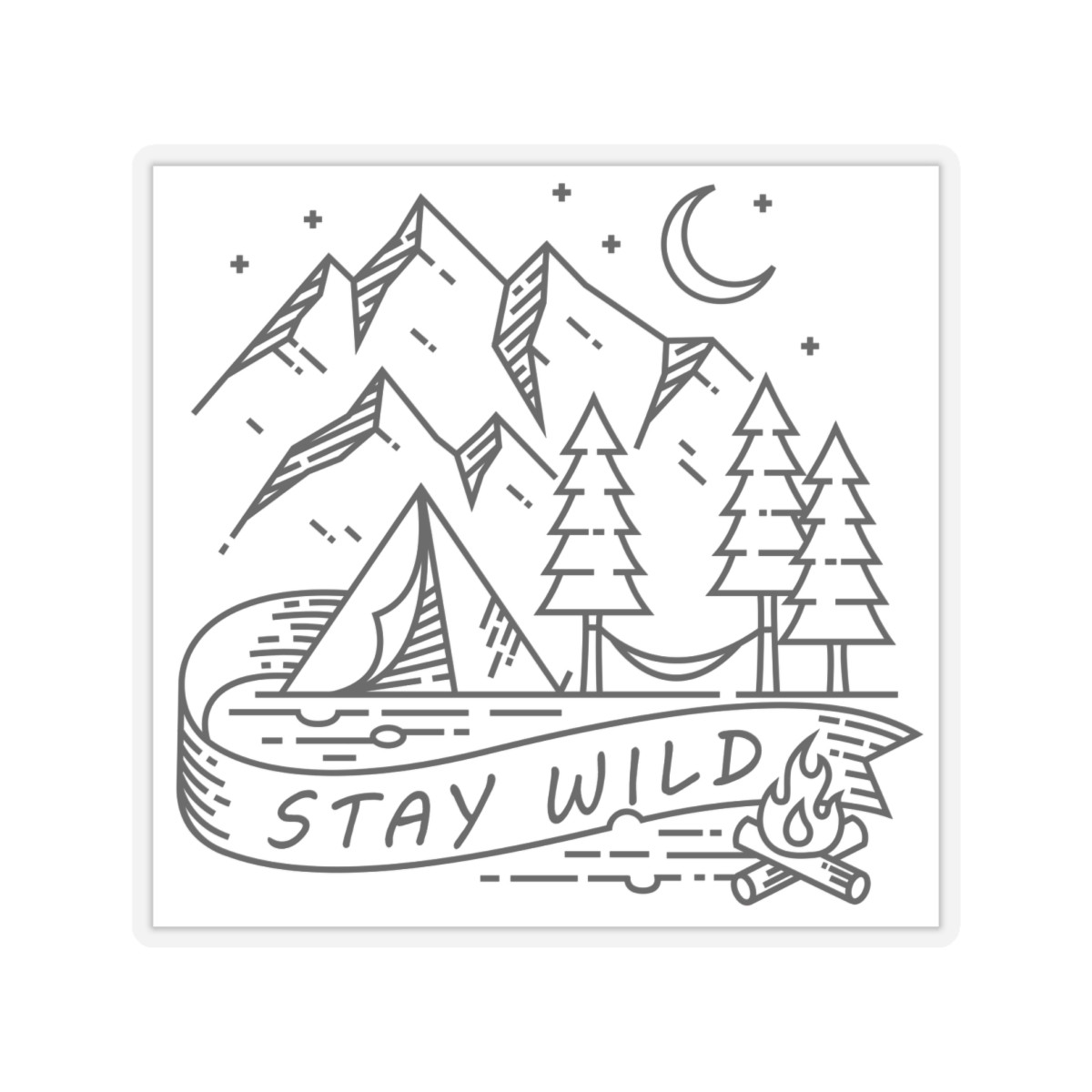 Stay Wild Stickers