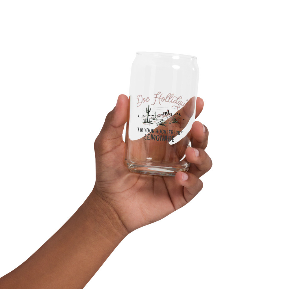 I'm Your Huckleberry Can-shaped glass copy