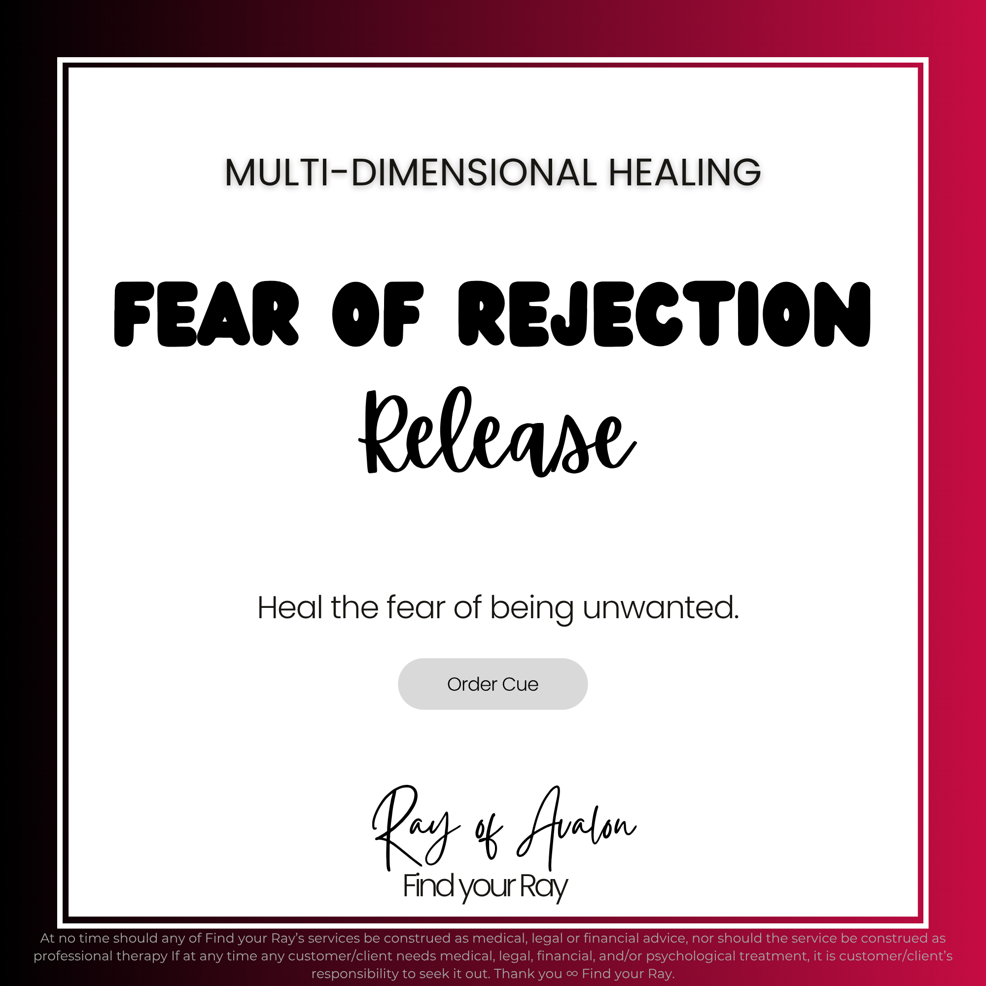 Fear of Rejection Release
