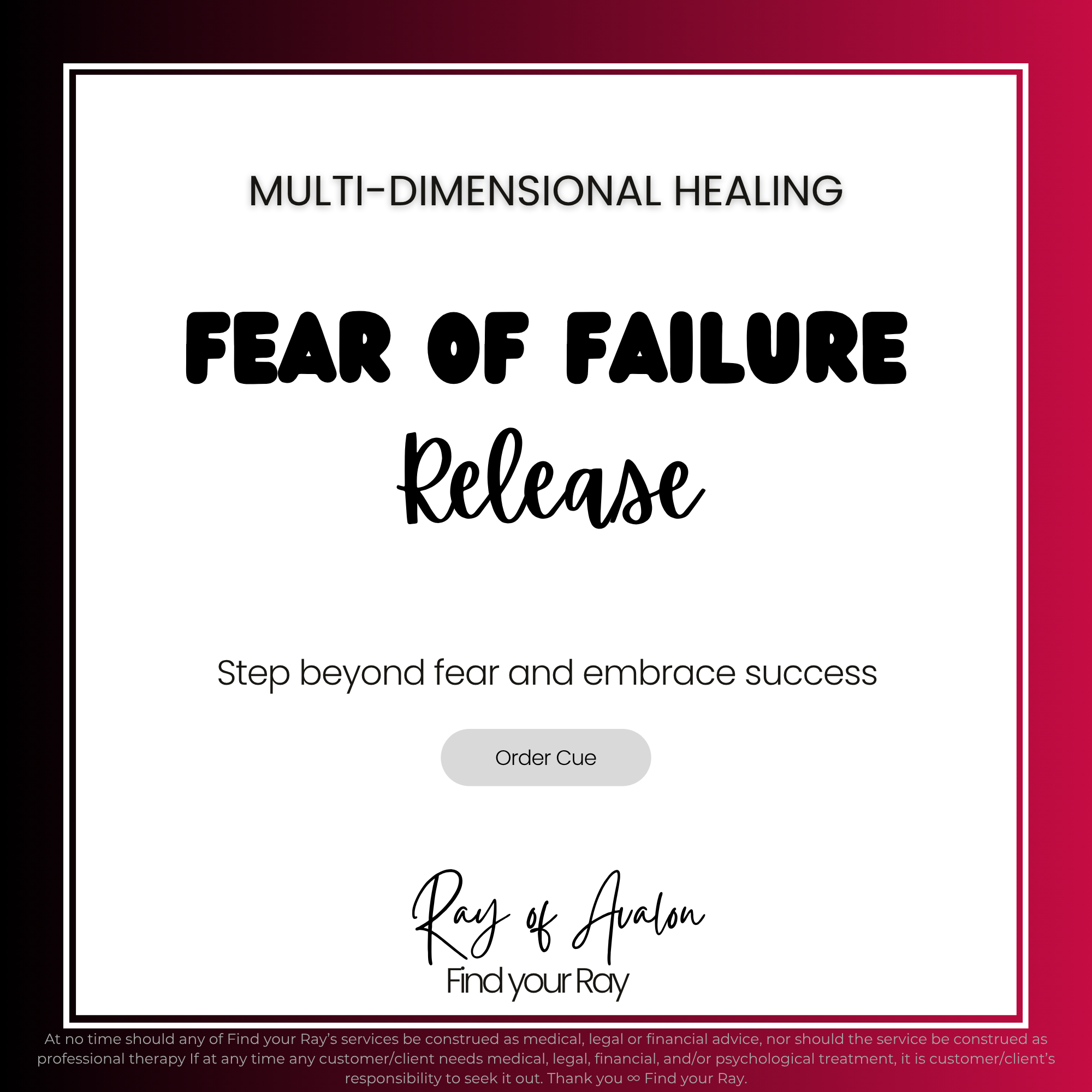 Fear of Failure Release