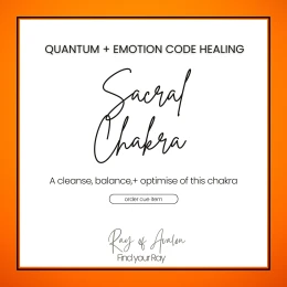 Sacral Chakra - Emotion Code Healing