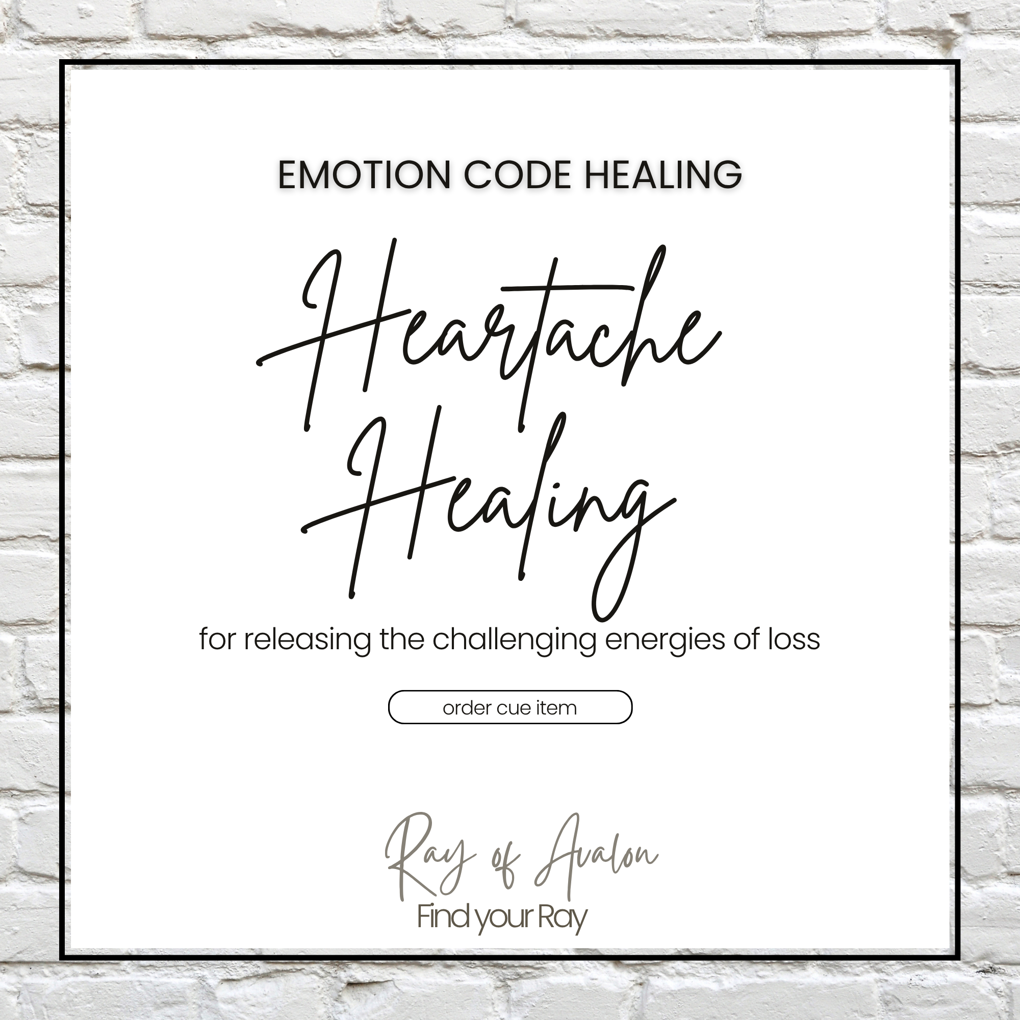 Heartache - Emotion Code healing