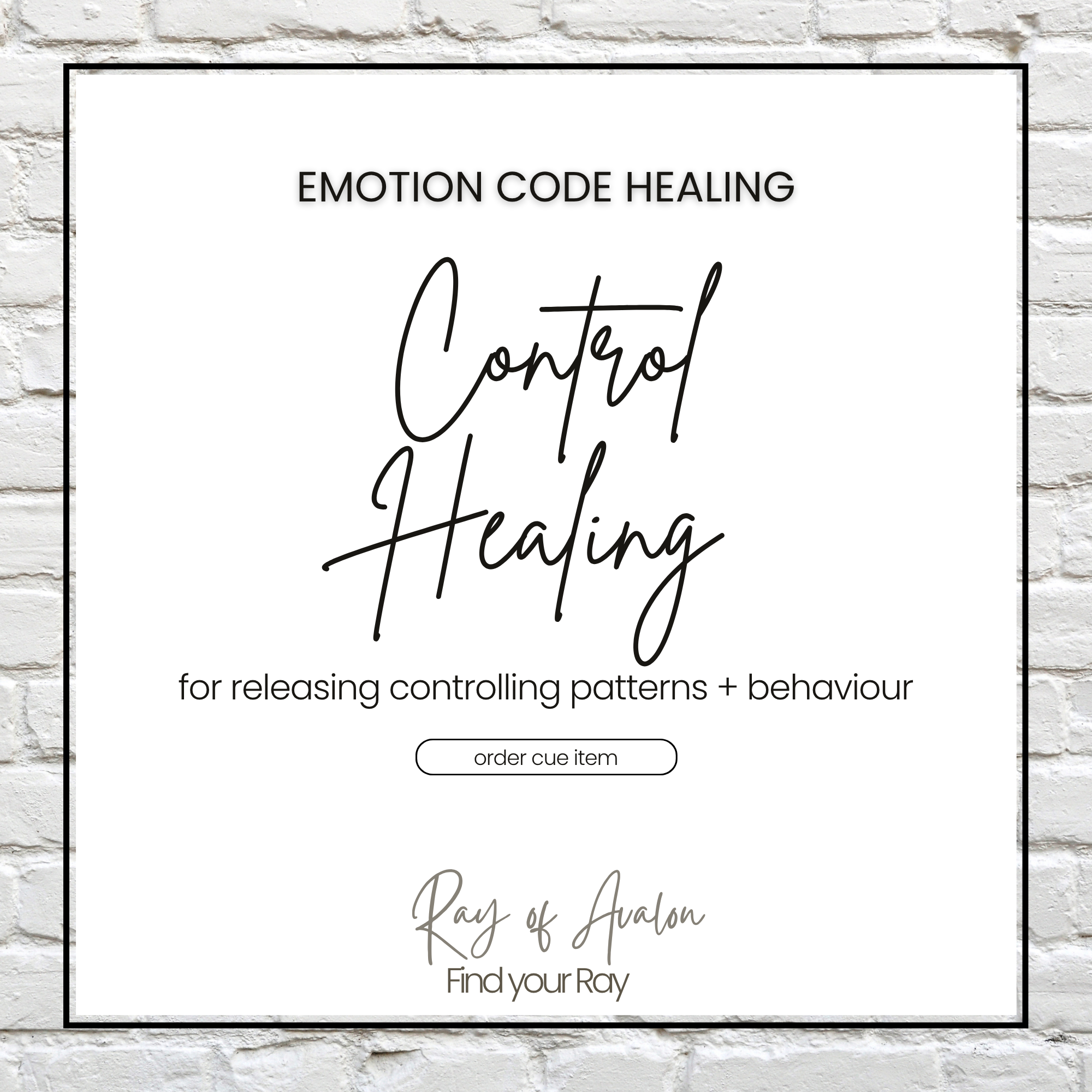Control - Emotion Code Healing