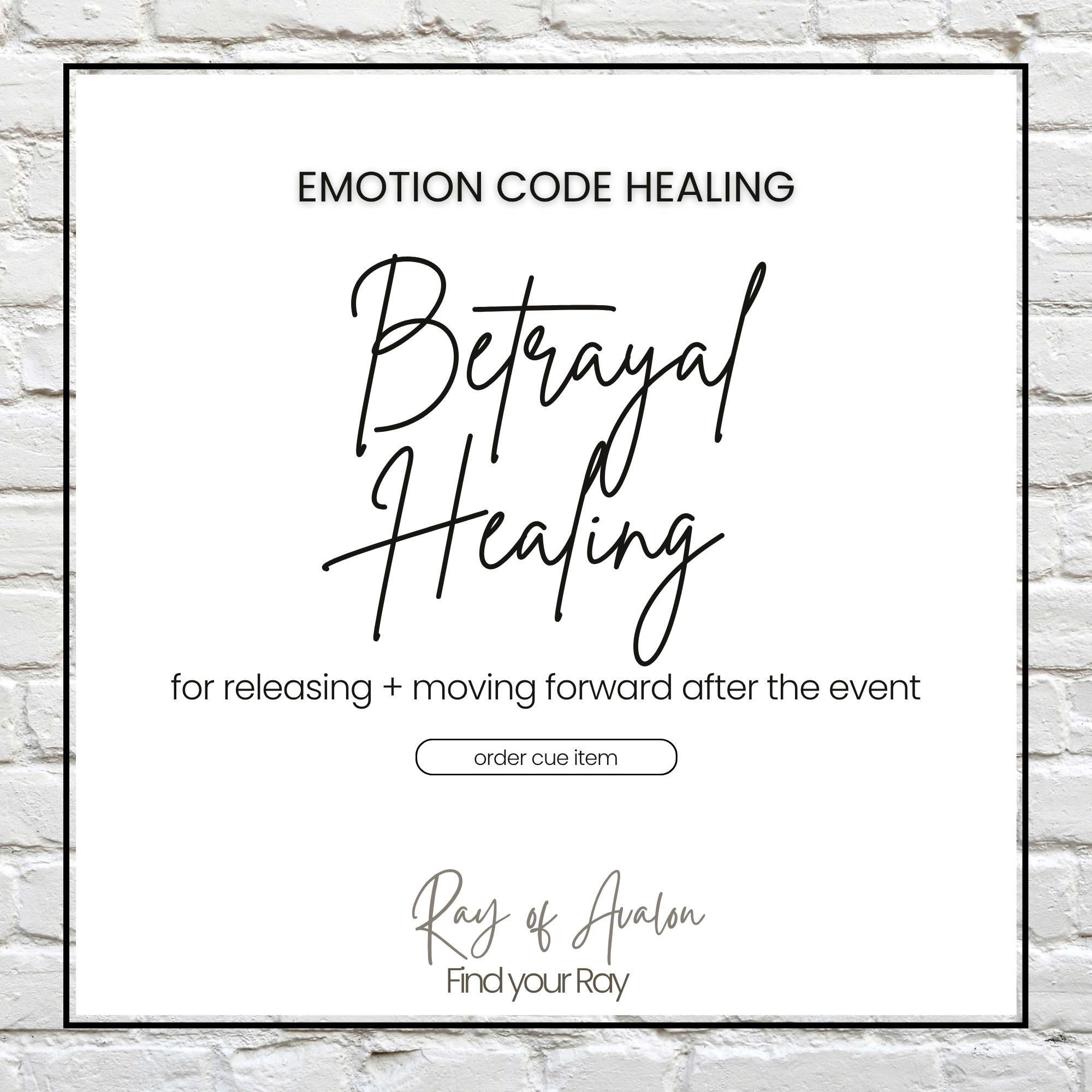 Betrayal - Emotion Code Healing