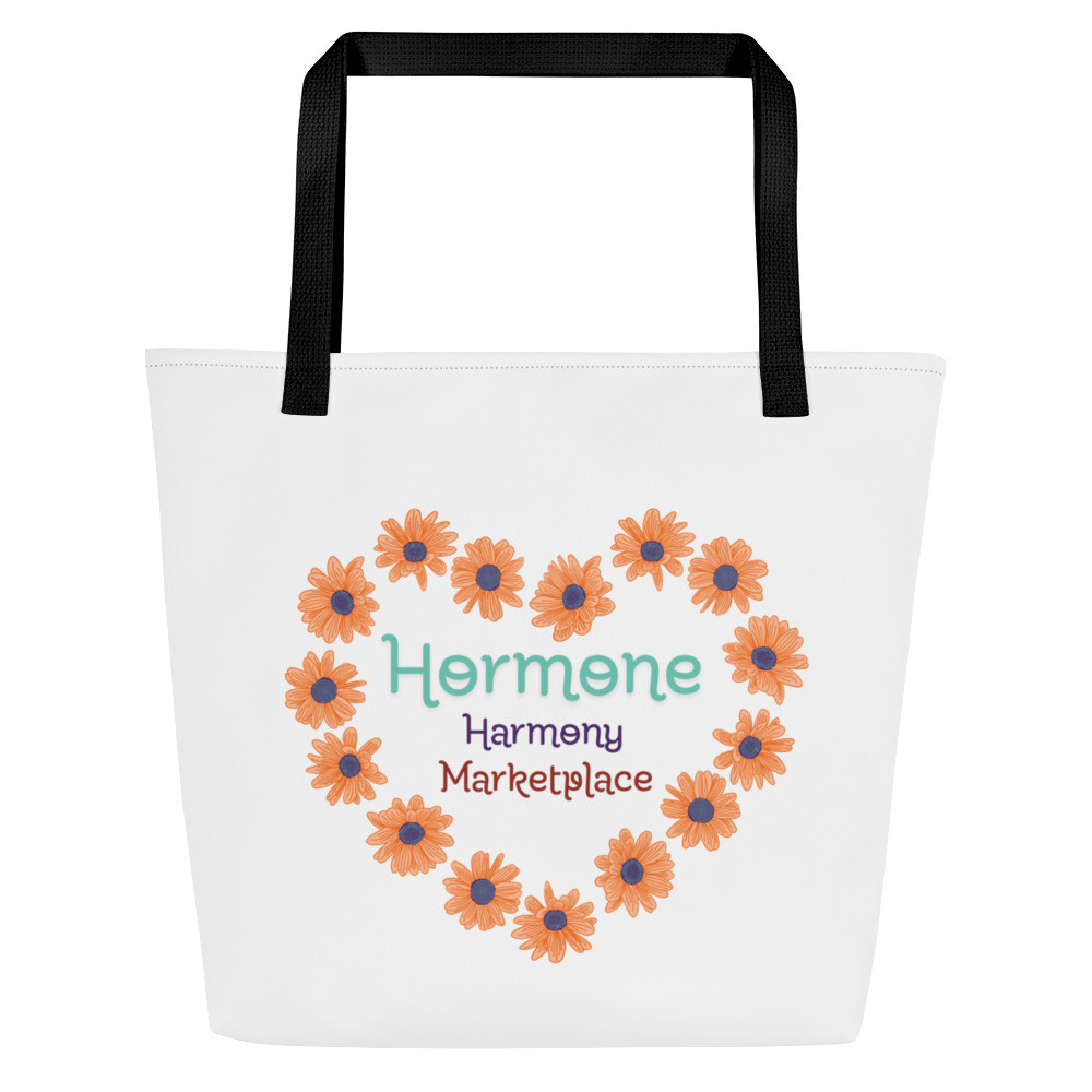 Large Tote Bag - Hormone Harmony Marketplace