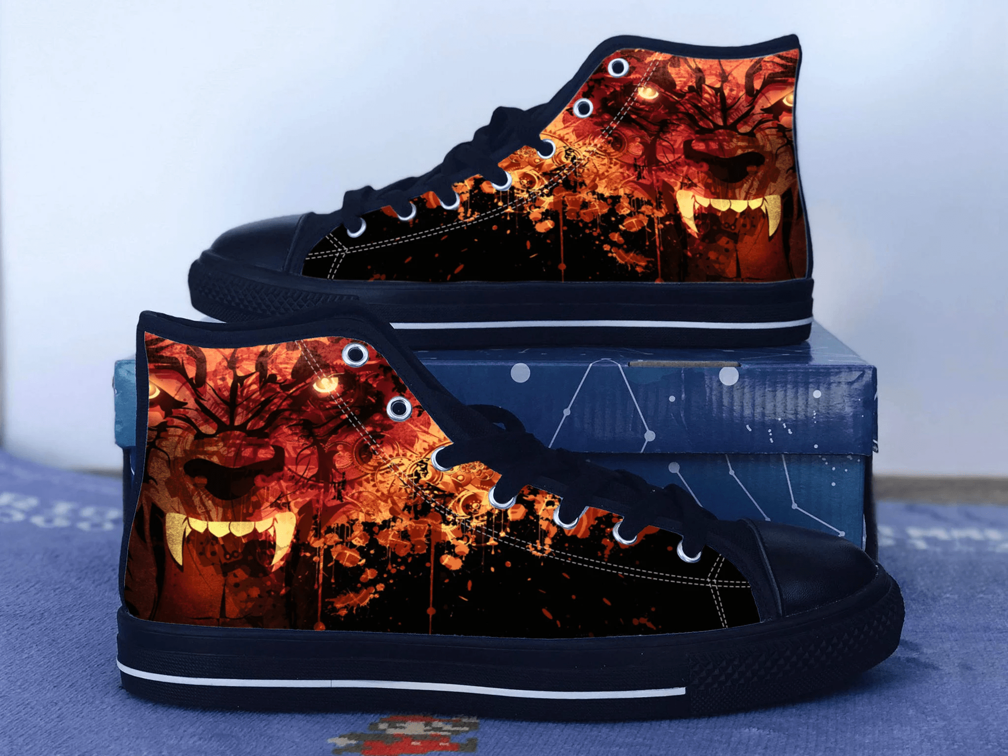 Bear Shoes, Bears  Converse Style Shoes,  Animal Fan Gift Idea, Women's Men's High Top Sneakers