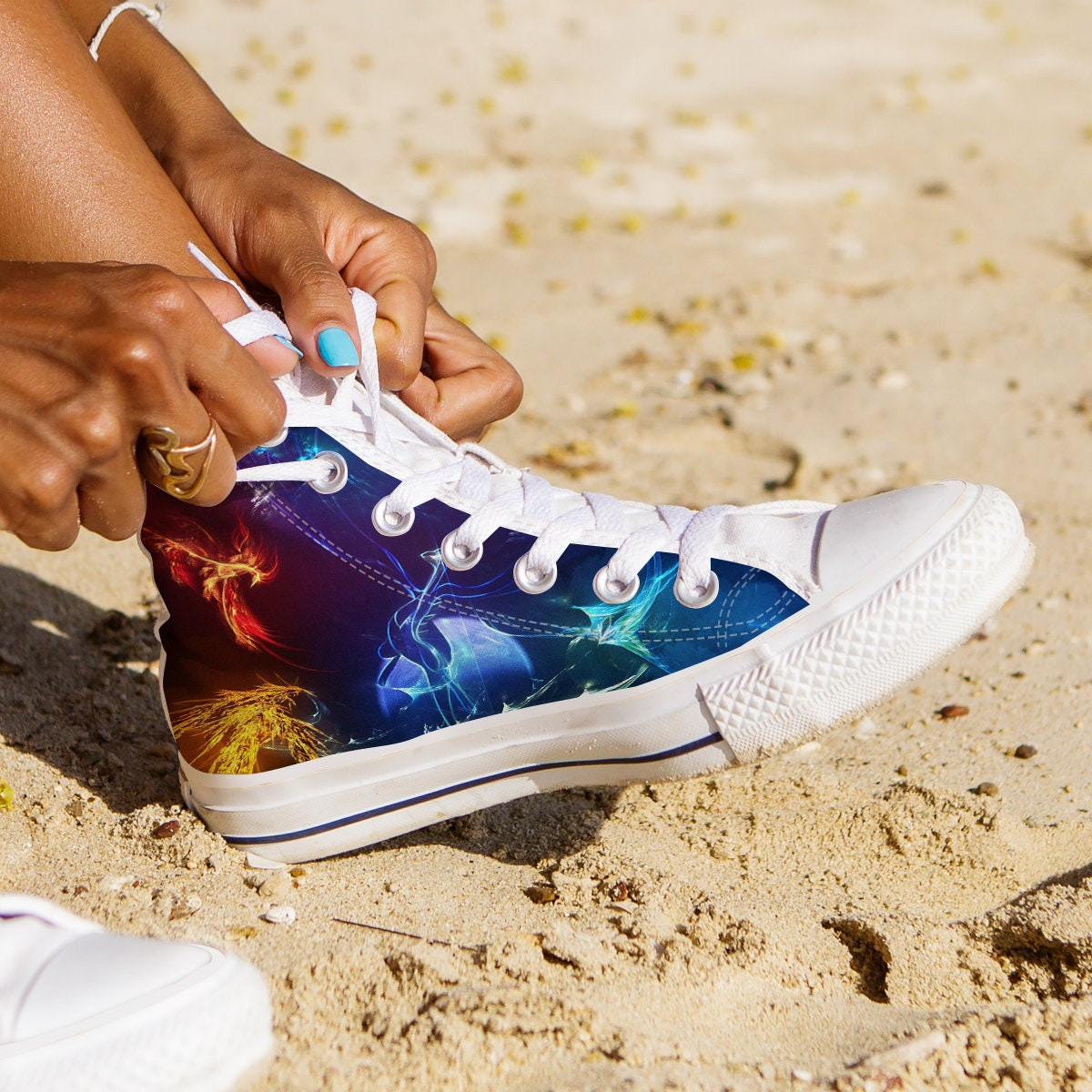 Pokemon Shoes, Pokemon Legendary Birds Converse Style Shoes, Pokemon Fan Gift Idea, Women's Men's High Top Sneakers