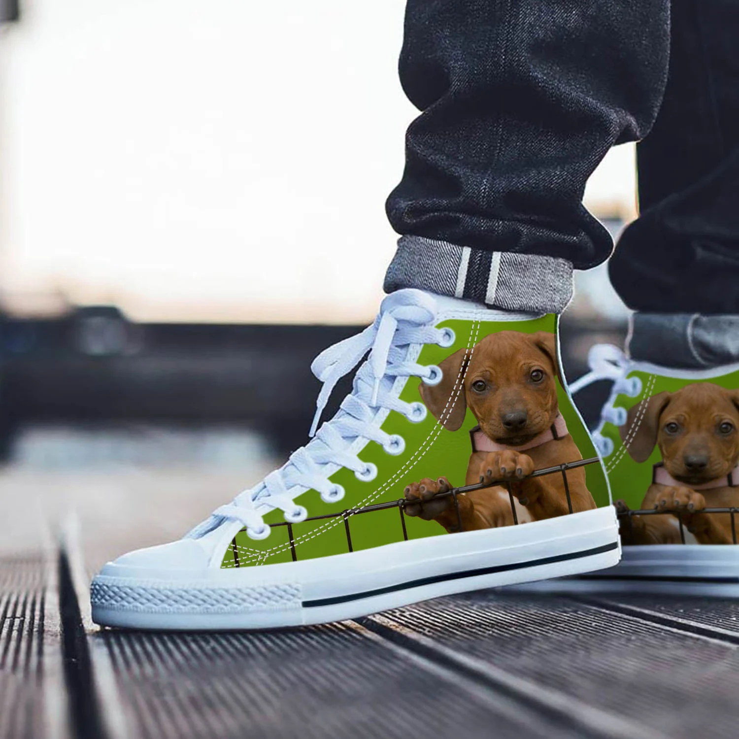Rhodesian Ridgeback Shoes, Rhodesian Ridgeback High Top Sneaker, Dog Fan Converse style hightop, custom shoe, mom dad child shoe