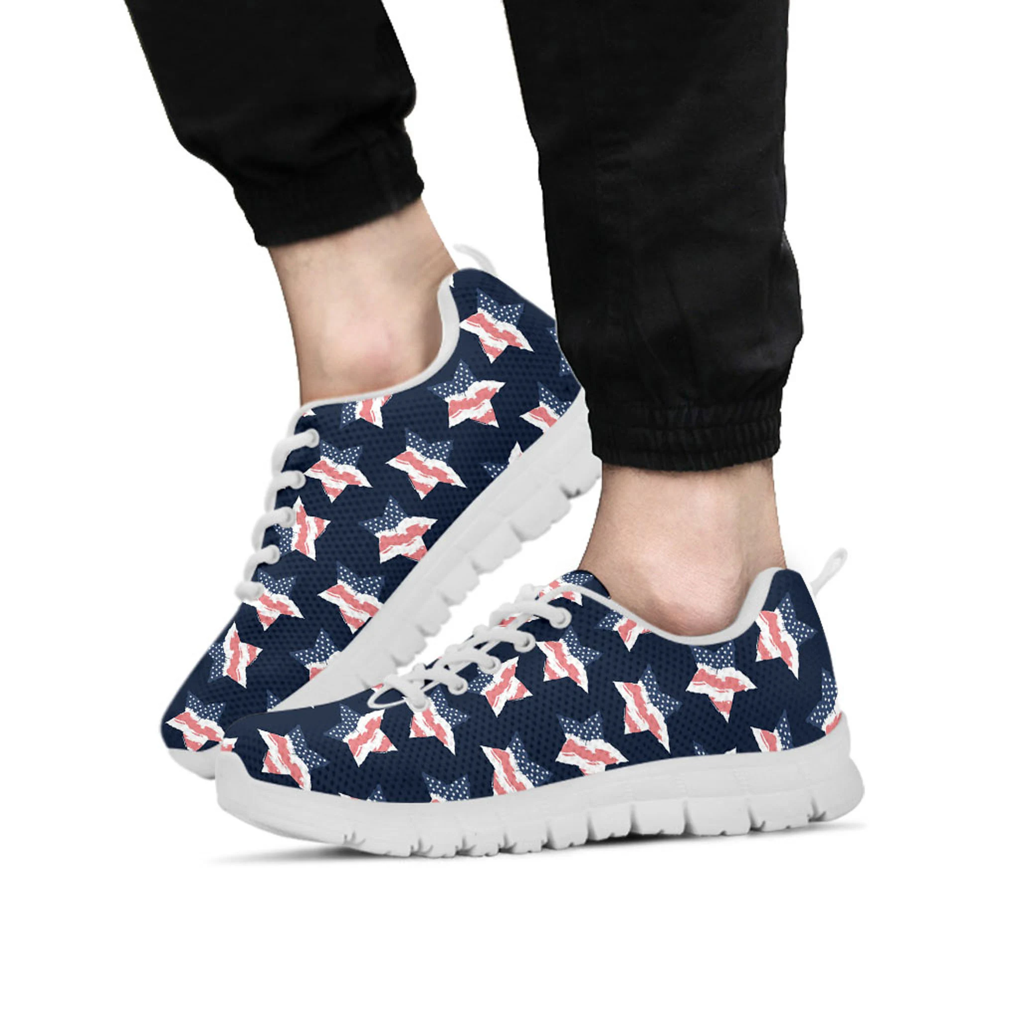 USA Shoes, USA Sneaker, Star tennis shoe, custom shoe, mom dad child shoe