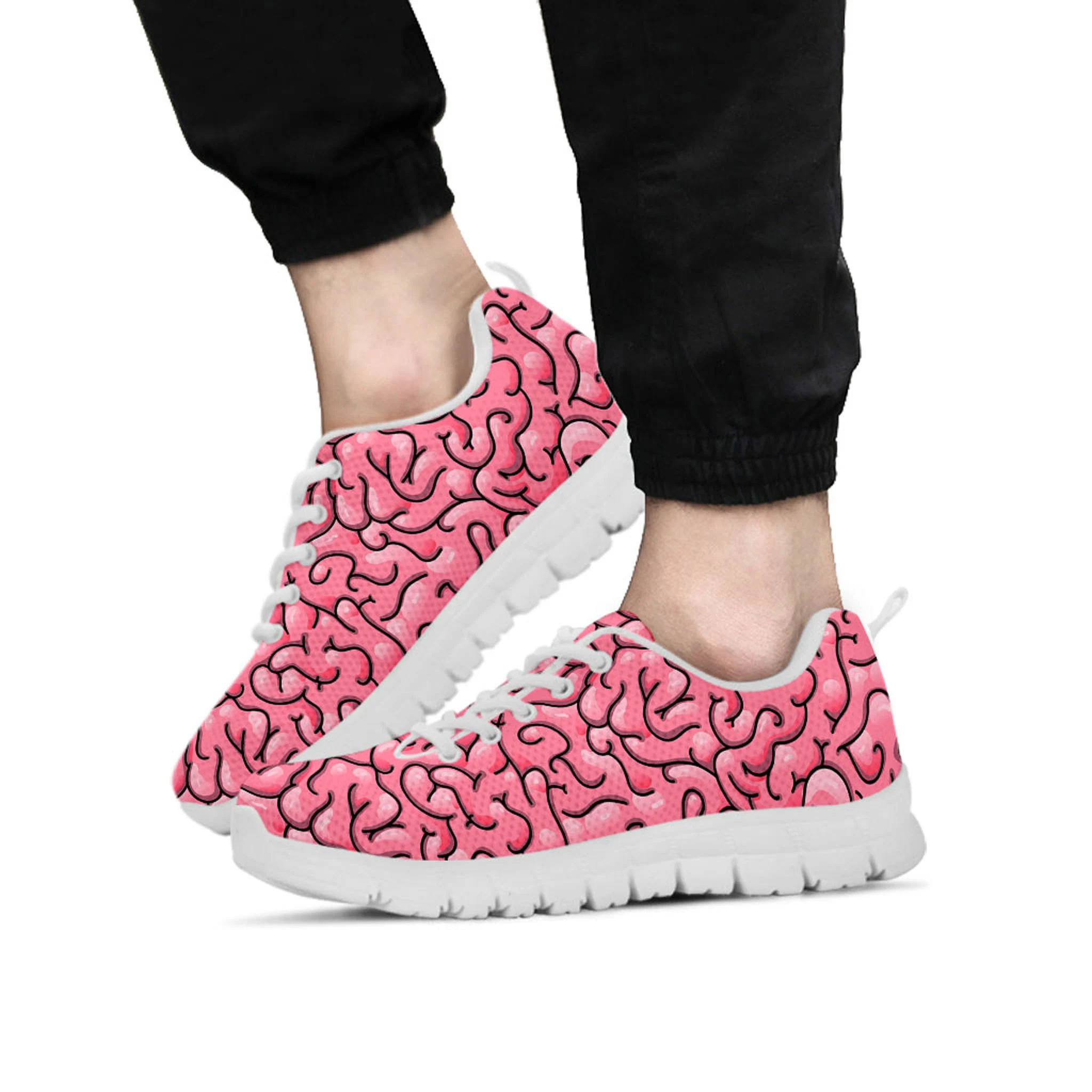 Brains Shoes, Brains Sneaker,  Halloween Lover tennis shoe, custom shoe, mom dad child shoe