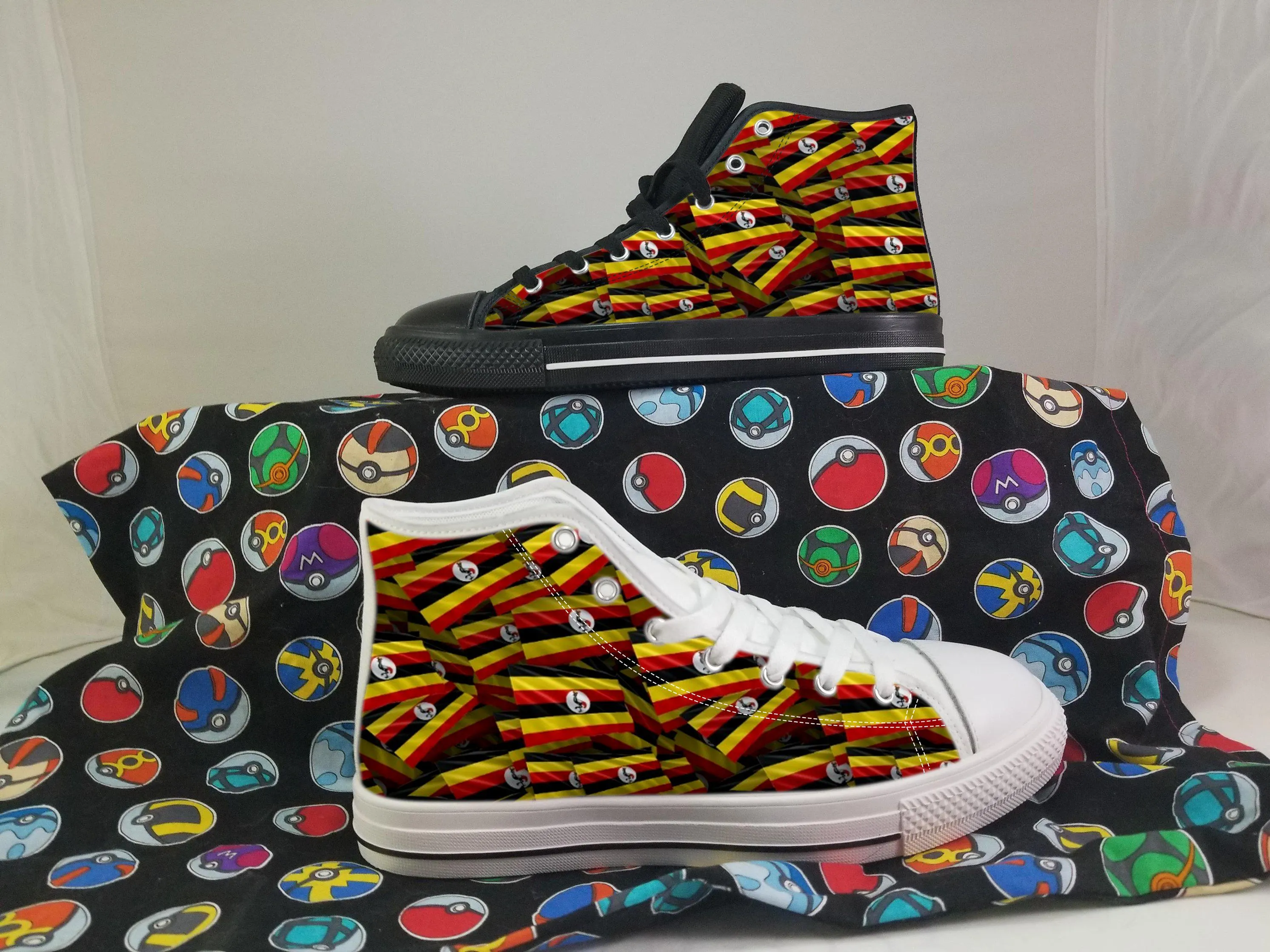 Uganda Shoes, Uganda High Top Sneaker, Uganda Fan Converse style hightop, custom shoe, mom dad child shoes