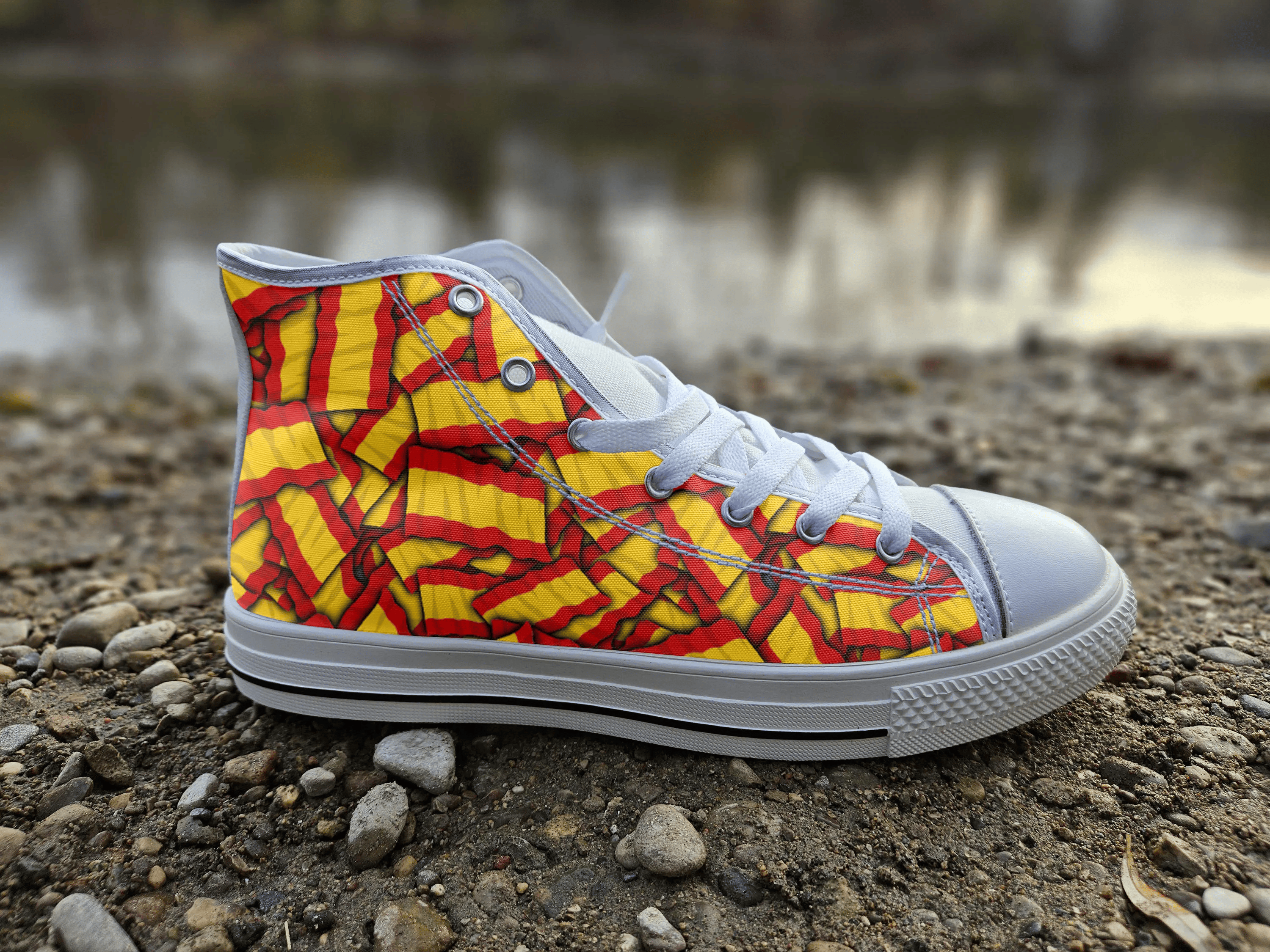 Spain Shoes, Spain High Top Sneaker, Spain Fan Converse style hightop, custom shoe, mom dad child shoes