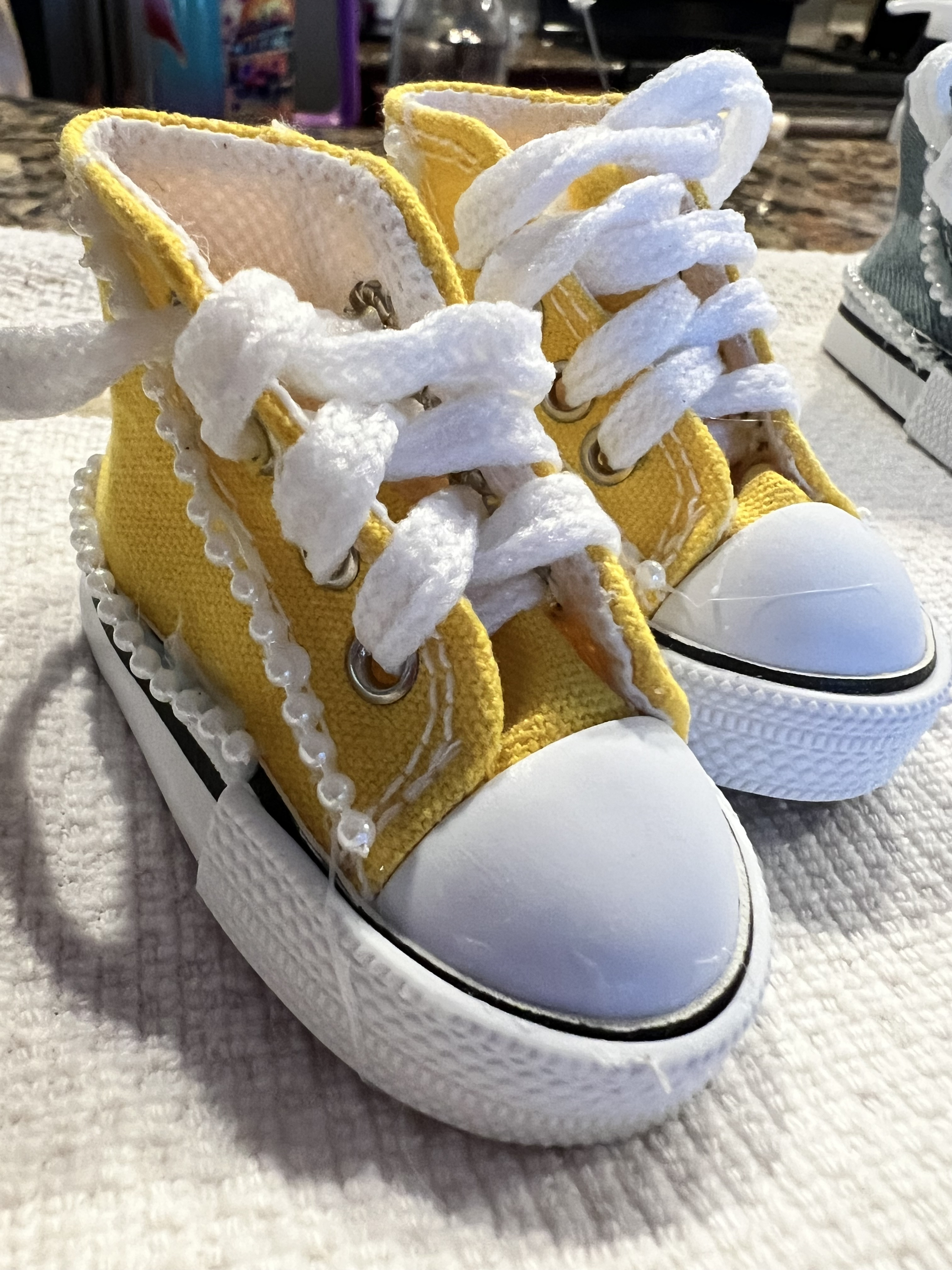 Yellow mini Chucks